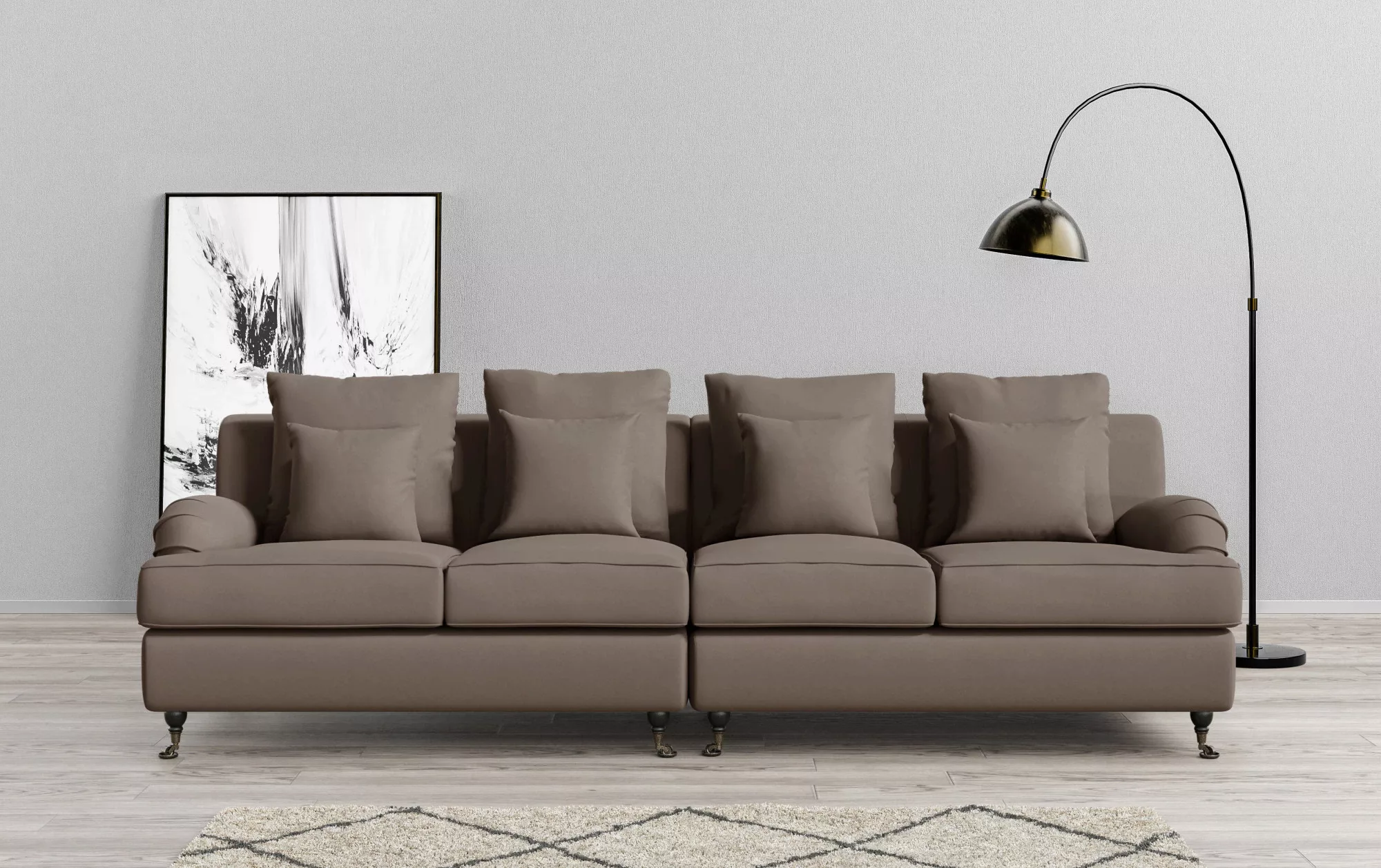 Guido Maria Kretschmer Home&Living Big-Sofa "NORIN", zwei Fußarten: vorne - günstig online kaufen