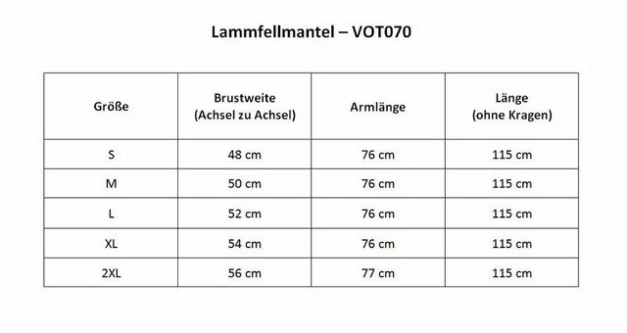 Hollert Winterjacke Toscana Lammfellmantel VOT070 günstig online kaufen