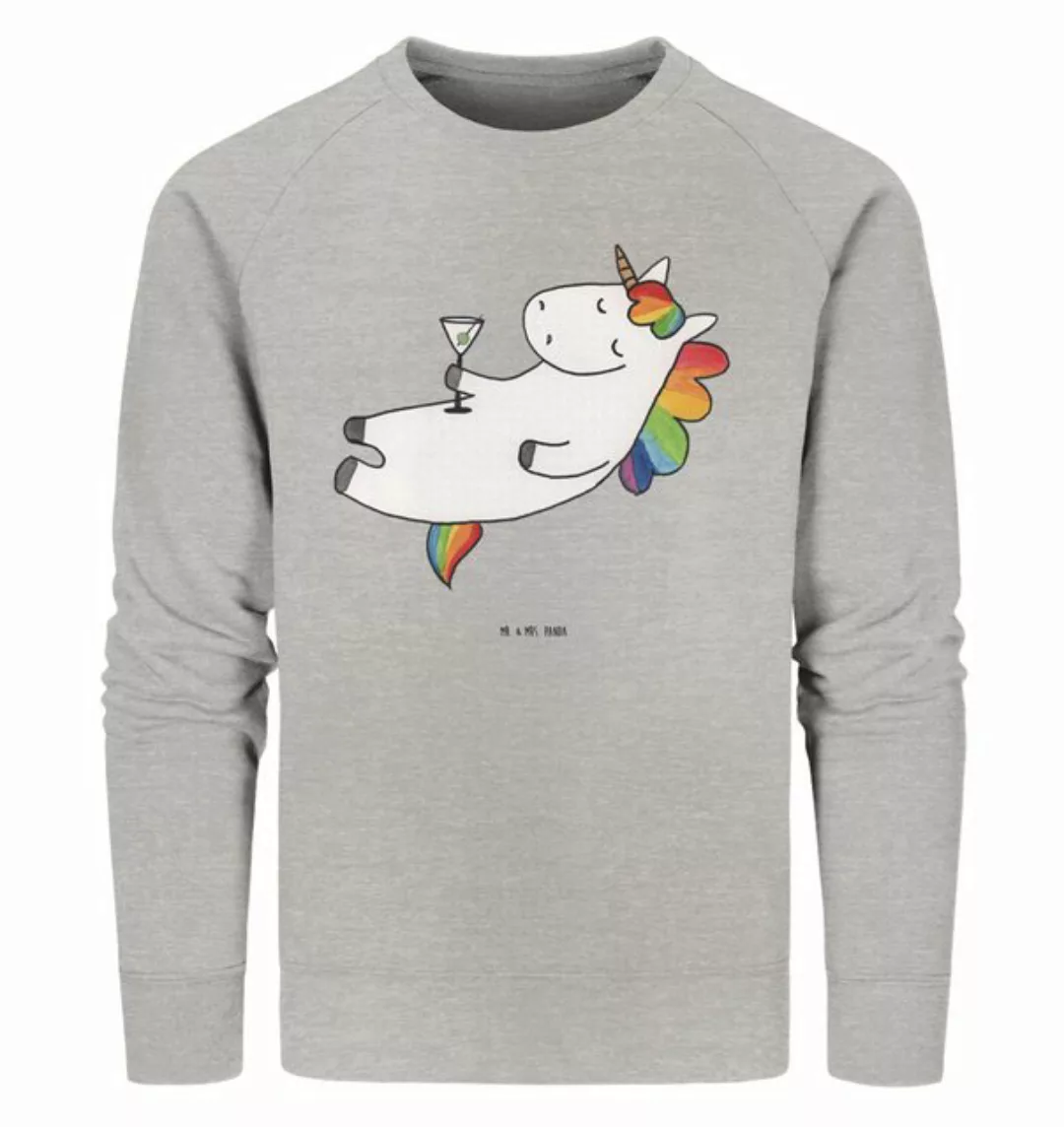 Mr. & Mrs. Panda Longpullover Größe XL Einhorn Cocktail - Heather Grey - Ge günstig online kaufen