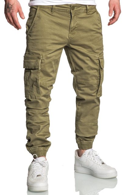 Amaci&Sons Chinohose PLANO Cargo Jogger-Chino Herren Cargo Jogger Chino Jea günstig online kaufen