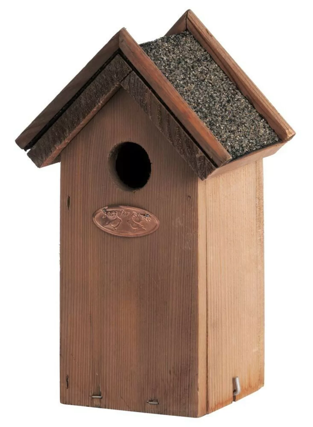 Vogelhaus für Zaunkönige Nistkasten Holz mit Bitumendach 23cm günstig online kaufen