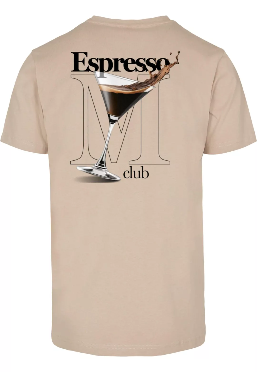 MisterTee T-Shirt "MisterTee Herren Espresso M Club Tee" günstig online kaufen