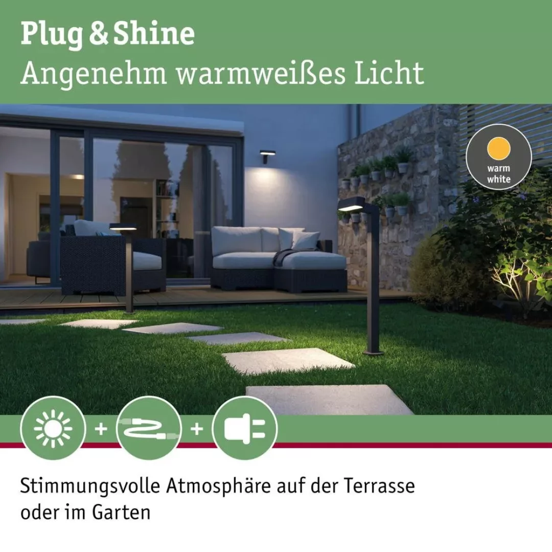 Paulmann Plug & Shine Wegelampe Ito horizontal günstig online kaufen