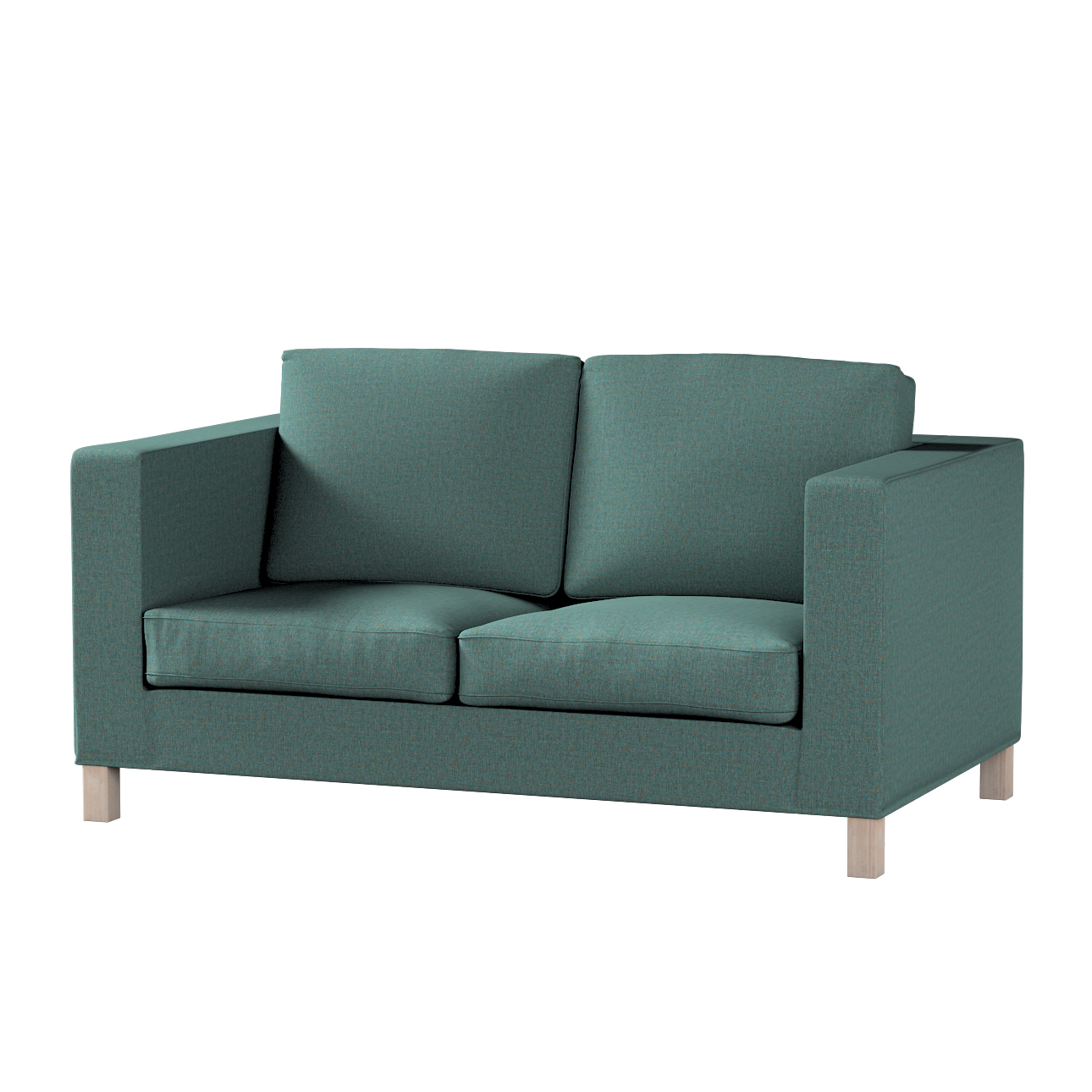 Bezug für Karlanda 2-Sitzer Sofa nicht ausklappbar, kurz, türkis, 60cm x 30 günstig online kaufen