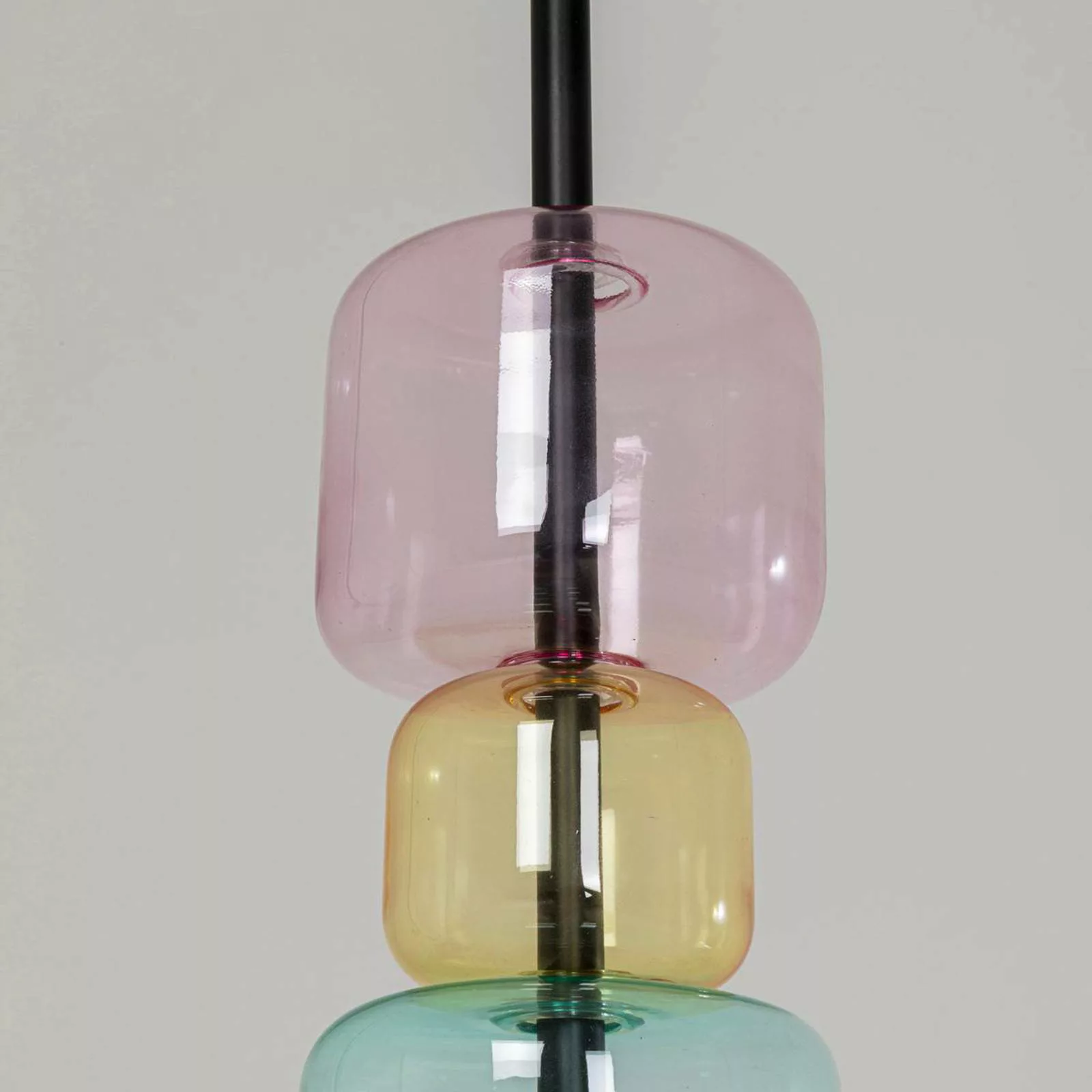 KARE Hängelampe Candy Bar Colore, Glas multicolor, 1-flammig günstig online kaufen