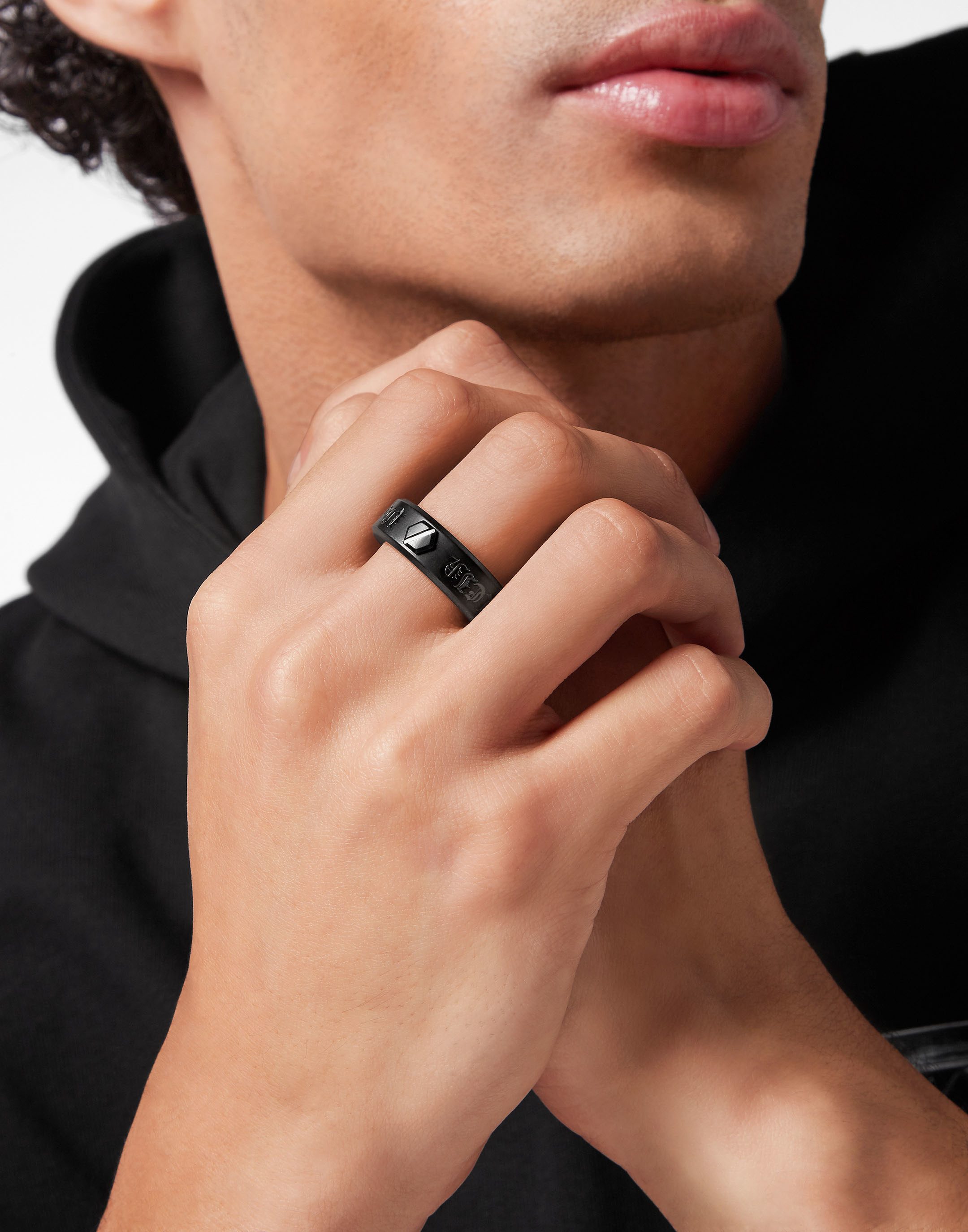PHILIPP PLEIN Fingerring HEXAGON (1-tlg), Stainless günstig online kaufen