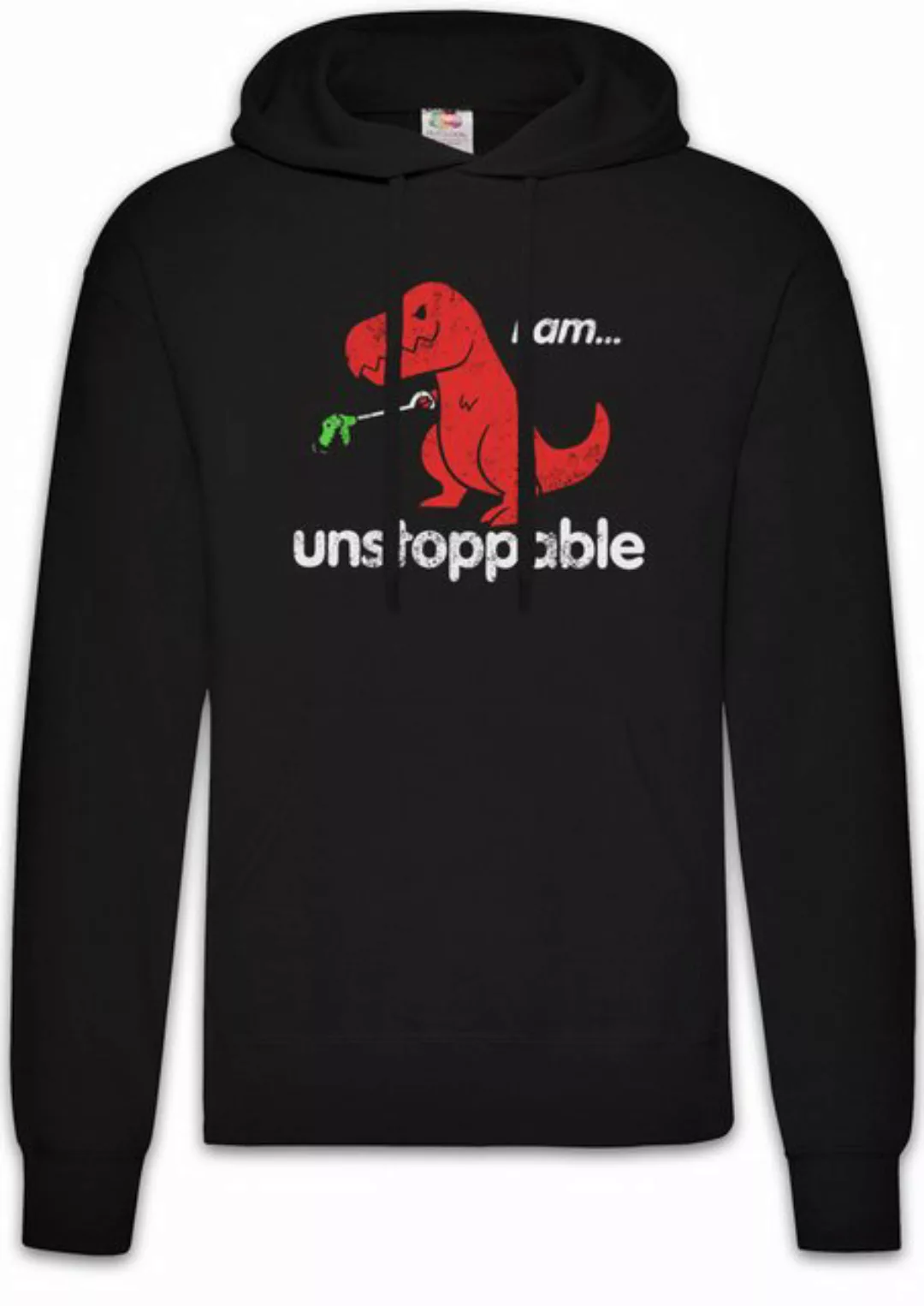 Urban Backwoods Hoodie I Am Unstoppable Herren Hoodie Tyrannosaurus Rex T-R günstig online kaufen