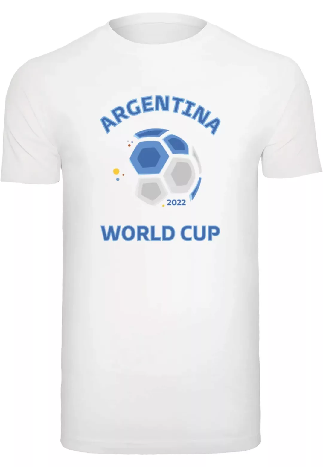 Merchcode T-Shirt "Merchcode Herren Argentina World Cup T-Shirt Round Neck" günstig online kaufen