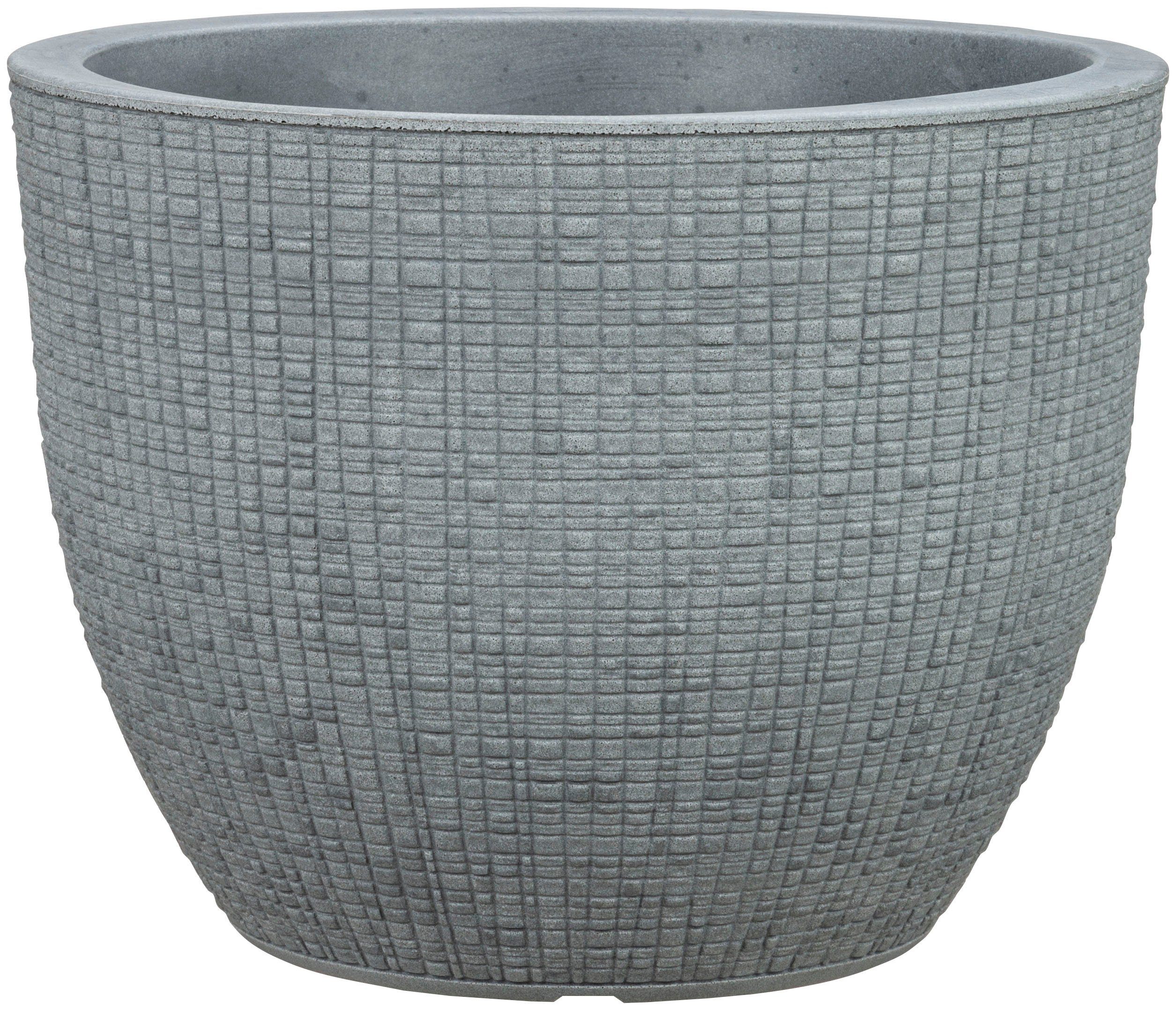 Scheurich Pflanzgefäß Barceo Ø 29 cm x 22 cm Stony Grey günstig online kaufen