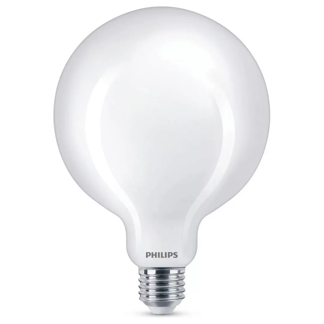 Philips LED Classic Globelampe E27 G120 8,5W matt günstig online kaufen