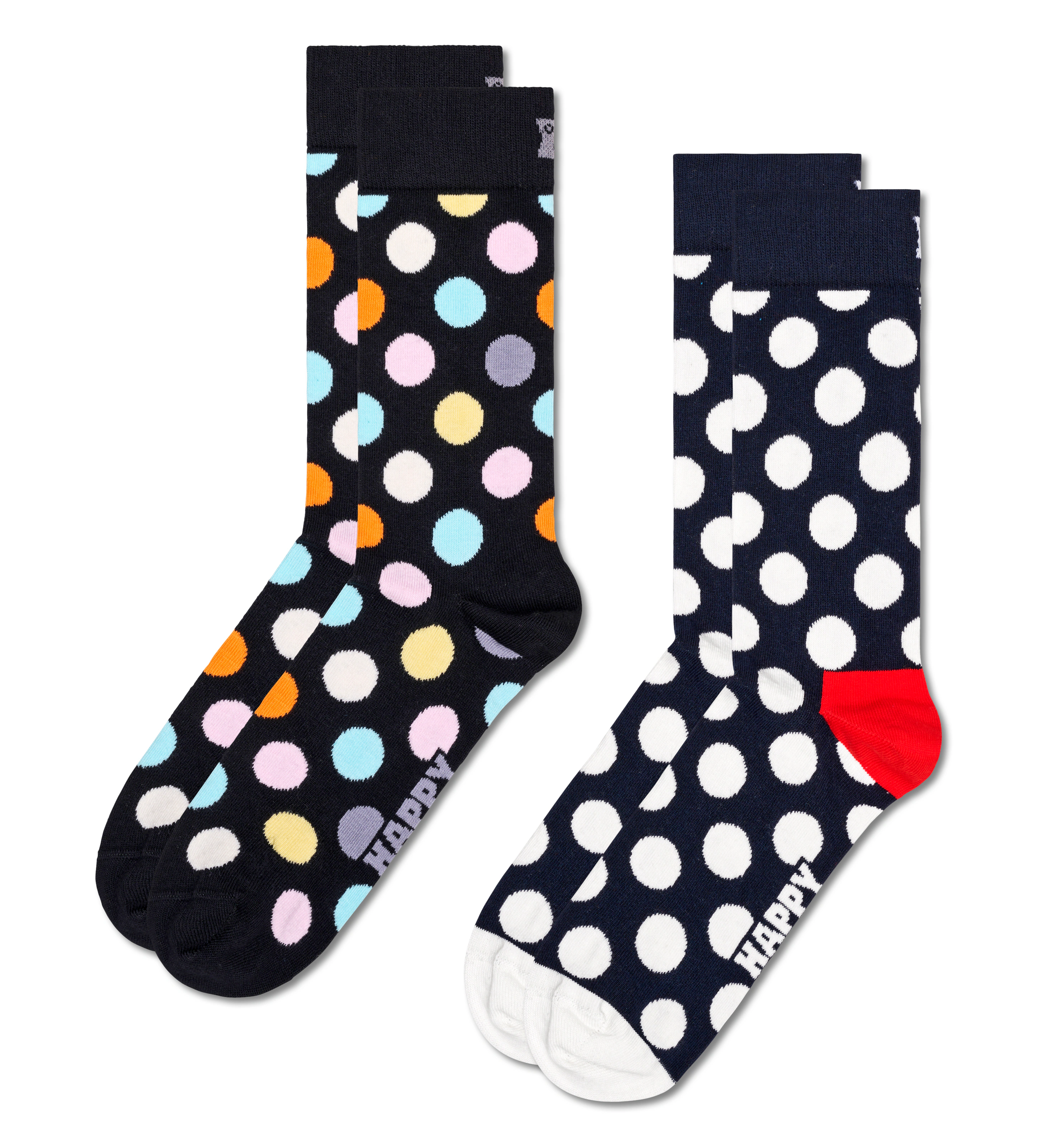 Happy Socks Socken "Classic Big Dot Socks", (2er Pack), allover mit Punkten günstig online kaufen