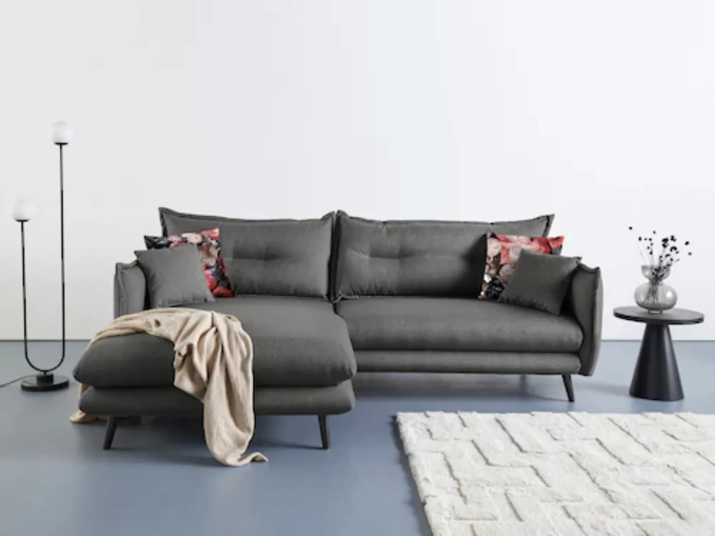 INOSIGN Ecksofa »Lazio«, in verschiedenen Bezugsqualitäten und Farben liefe günstig online kaufen