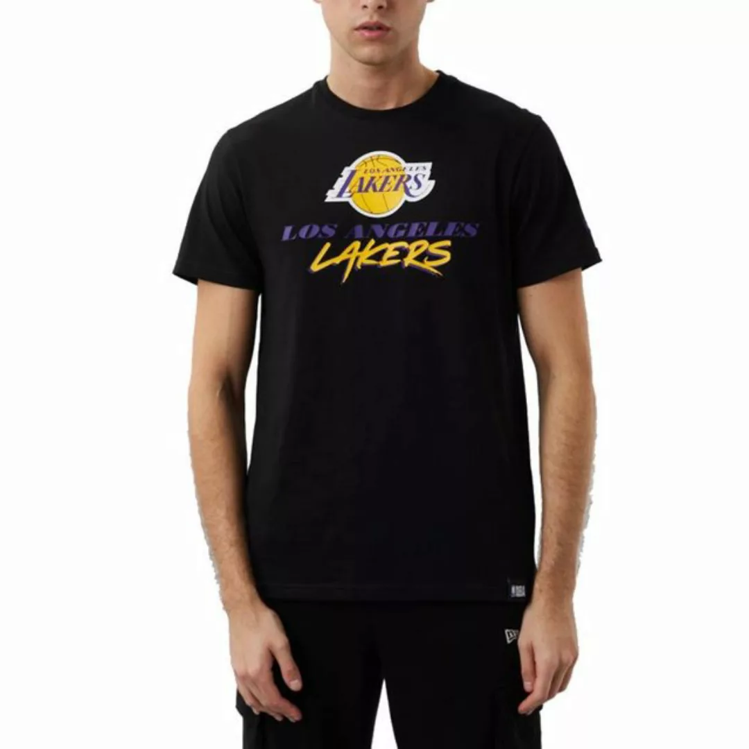 New Era T-Shirt T-Shirt New Era NBA Script Los Angeles Lakers günstig online kaufen