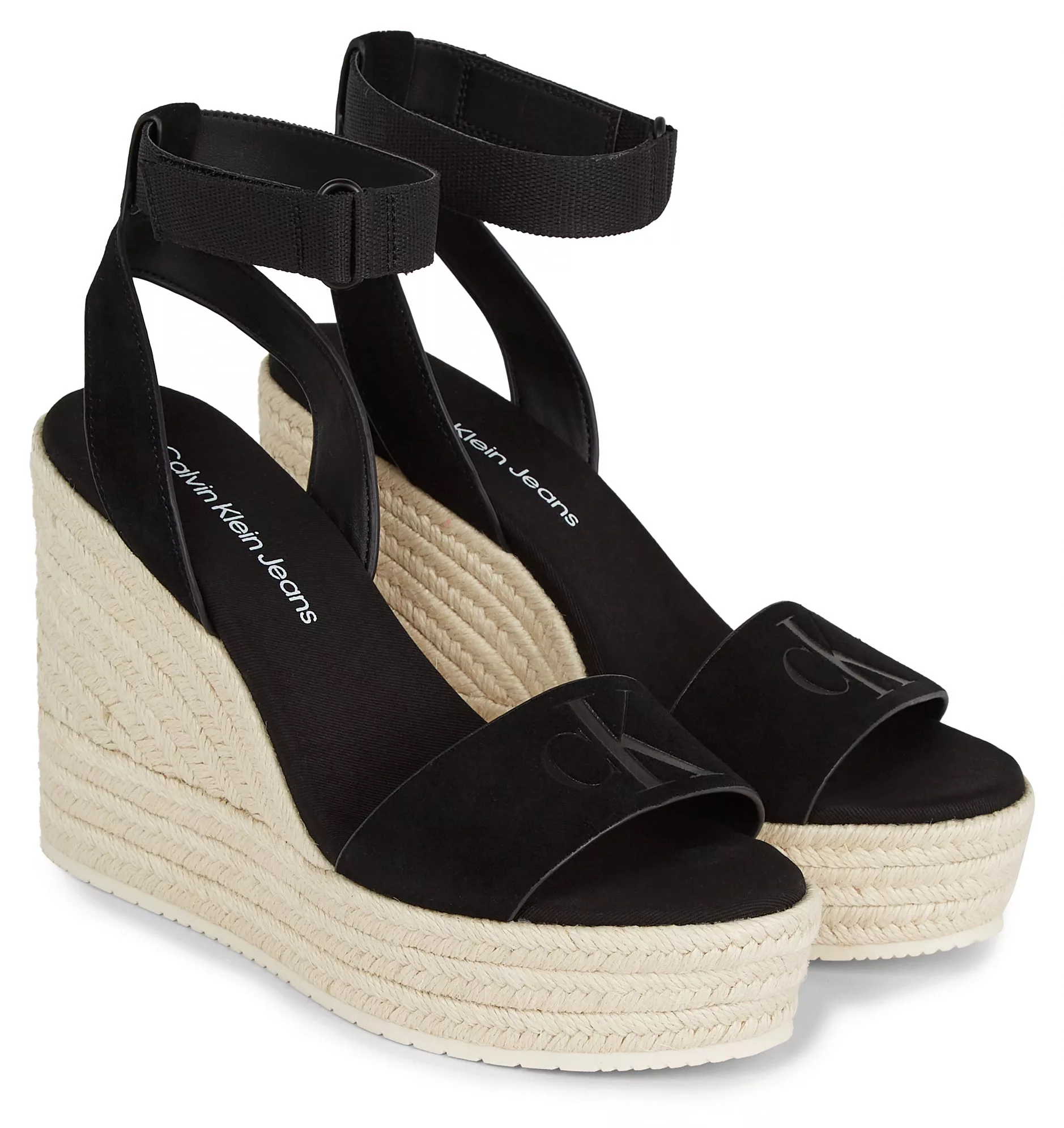 Calvin Klein Wedge Sandal Damen schwarz günstig online kaufen