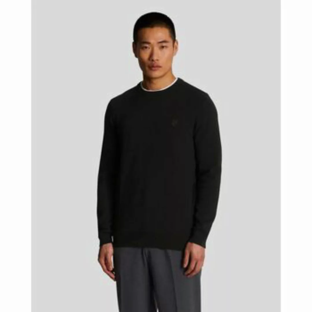 Lyle & Scott  Pullover KN821TON CREW NECK-Z865 JET BLACK günstig online kaufen