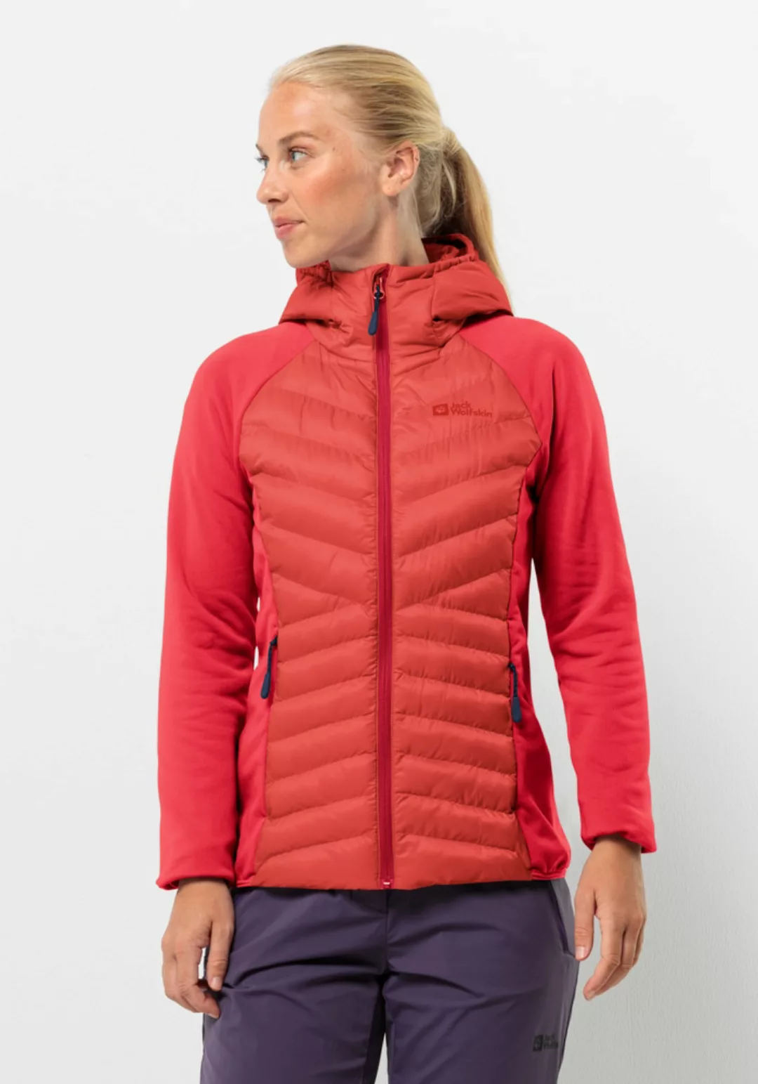 Jack Wolfskin Hybridjacke "ROUTEBURN PRO HYBRID W", mit Kapuze günstig online kaufen