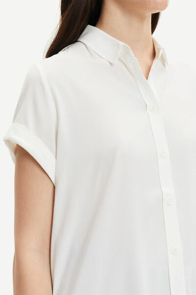 Kurzärmelige Hemdbluse - Majan Ss Shirt - Aus Ecovero günstig online kaufen