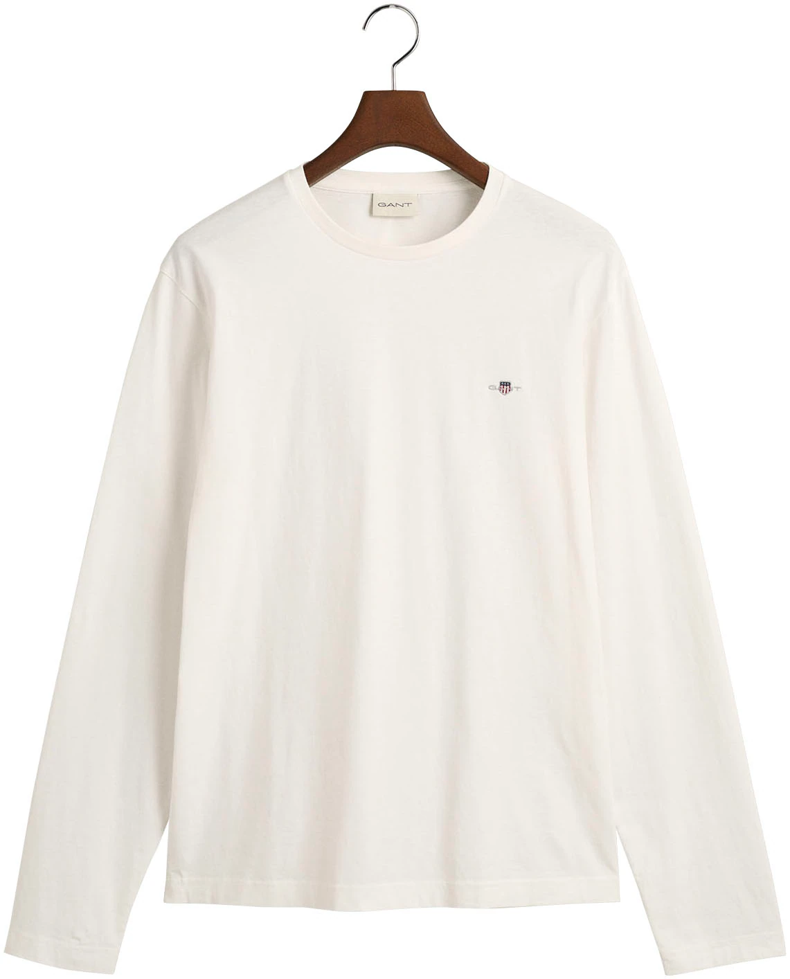 Gant Langarmshirt "REG SHIELD LS T-SHIRT", mit Logostickerei auf der Brust günstig online kaufen