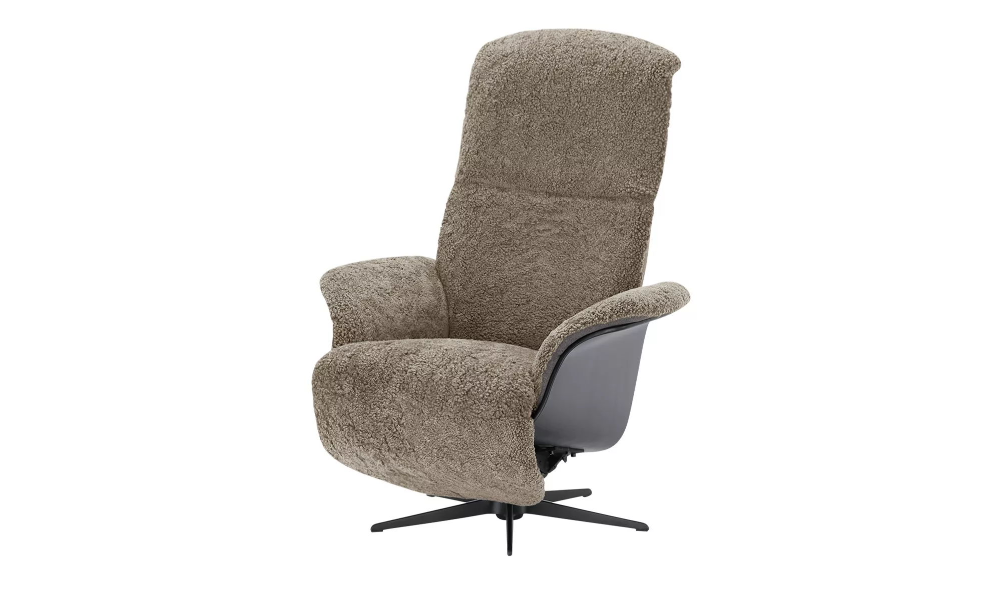 Nils Olsen Relaxsessel mit Schaffell  Frederik - beige - 78 cm - 113 cm - 7 günstig online kaufen