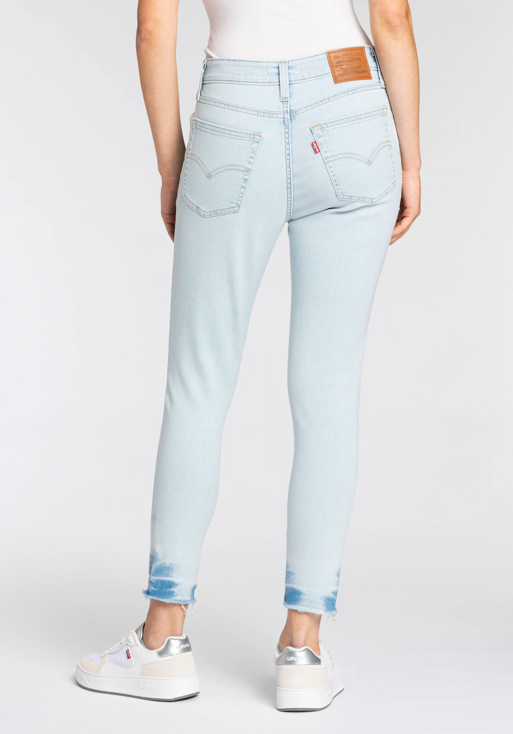 Levis Skinny-fit-Jeans "721 High rise skinny", mit Schlitz am Saum günstig online kaufen