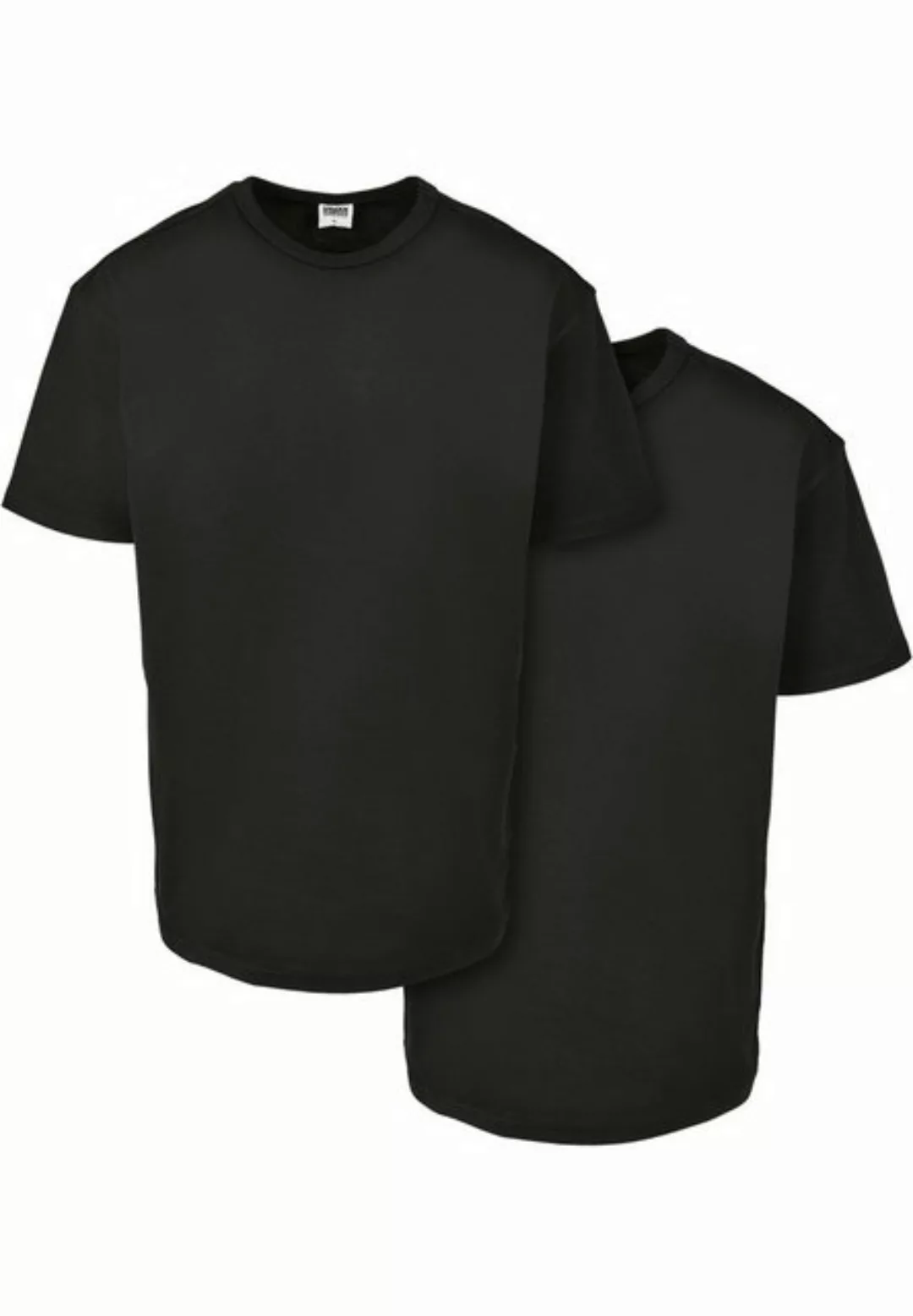 URBAN CLASSICS Kurzarmshirt Urban Classics Herren Organic Basic Tee 2-Pack günstig online kaufen