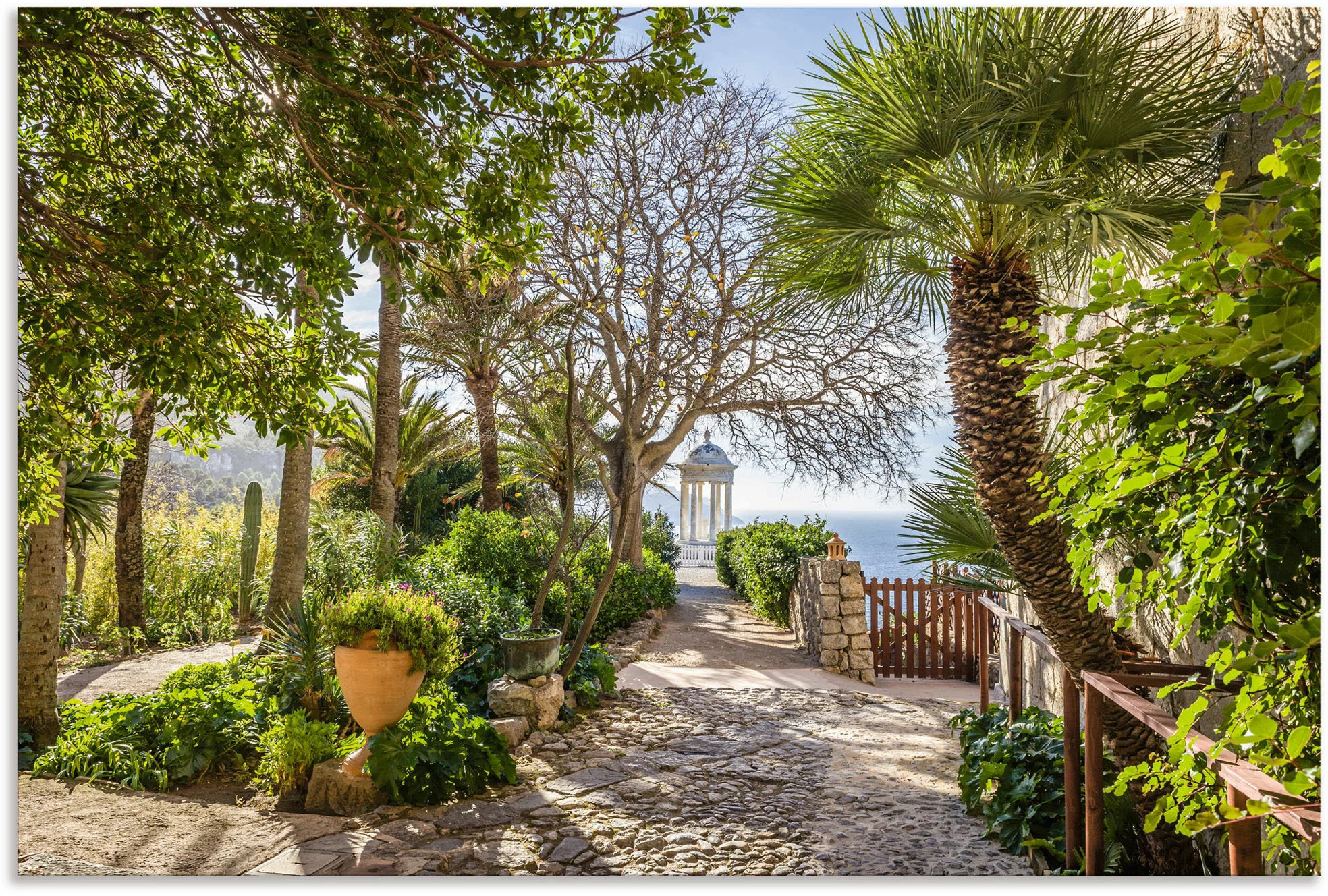 Artland Wandbild »Garten Son Marroig bei DeiÃ , Mallorca«, Gartenbilder, (1 günstig online kaufen