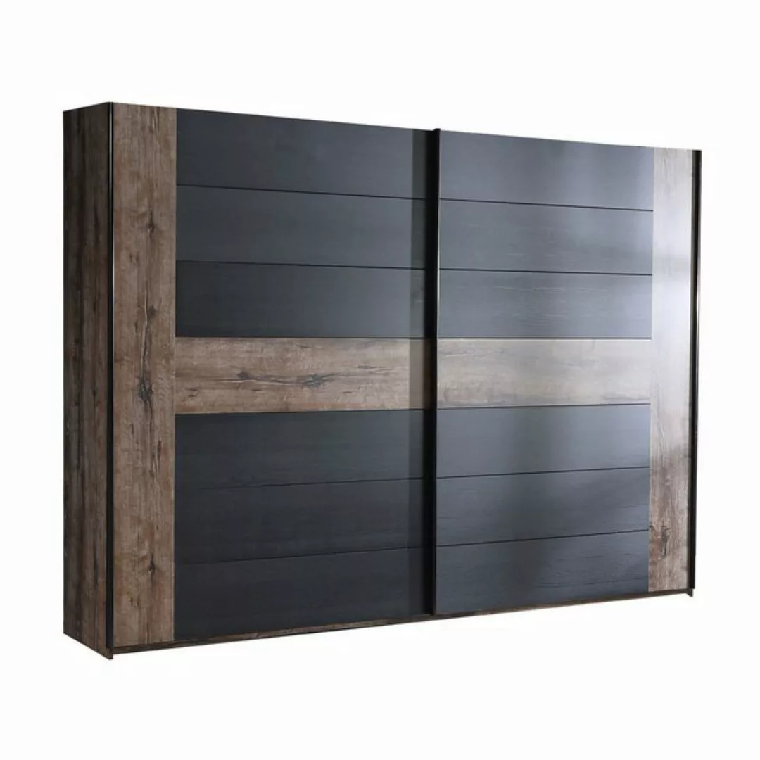 expendio Kleiderschrank Bellino 5 Schlammeiche / Schwarzeiche 281x215x68 cm günstig online kaufen