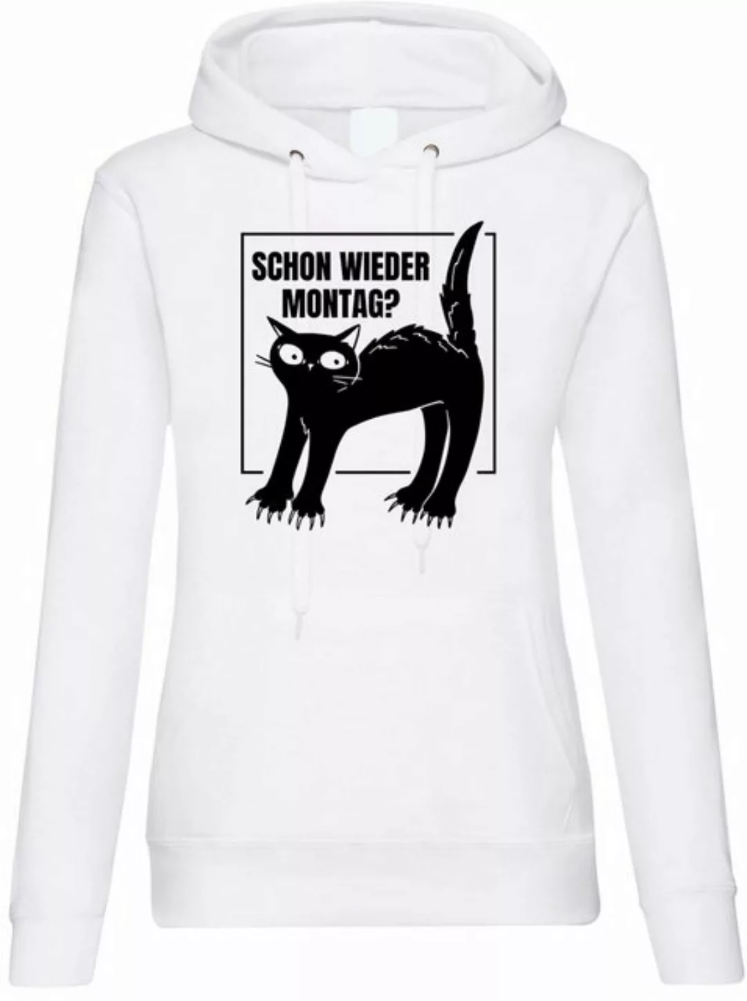 Youth Designz Kapuzenpullover Montags Katze Damen Hoodie Pullover mit modis günstig online kaufen