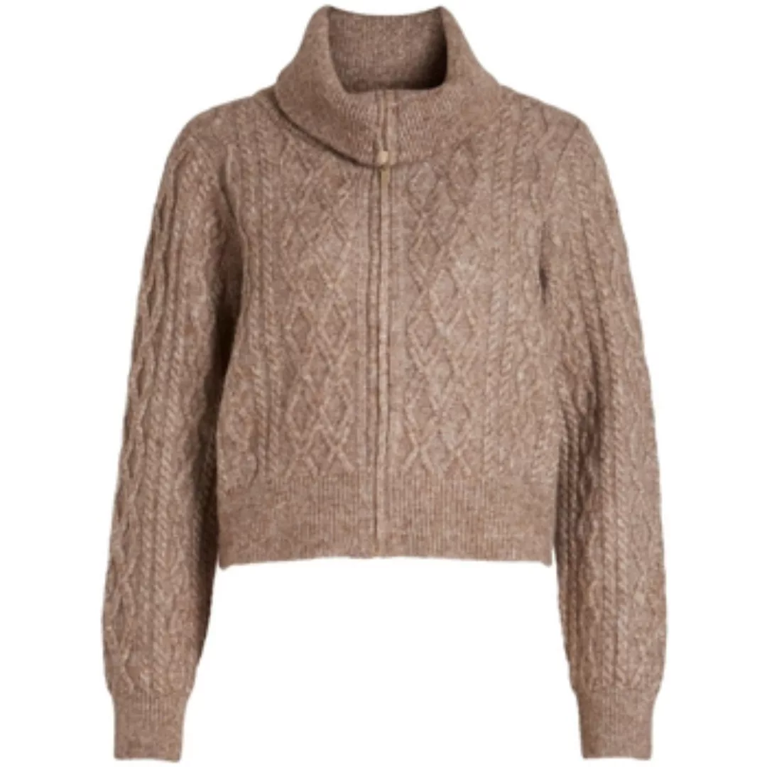 Vila  Pullover Solange Cardigan L/S - Brown Lentil günstig online kaufen