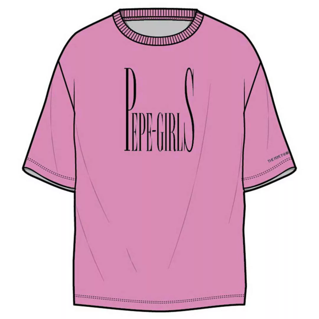 Pepe Jeans Lula Kurzärmeliges T-shirt S Soft Pink günstig online kaufen