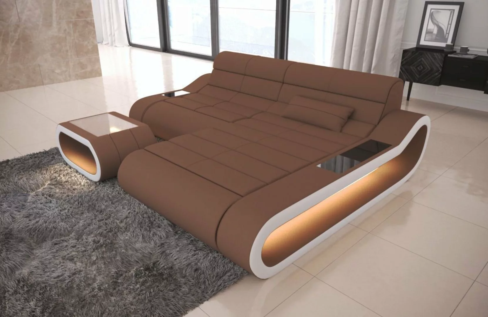 Sofa Dreams Ecksofa Polster Stoffsofa Couch Concept L Form Stoff Sofa, mit günstig online kaufen