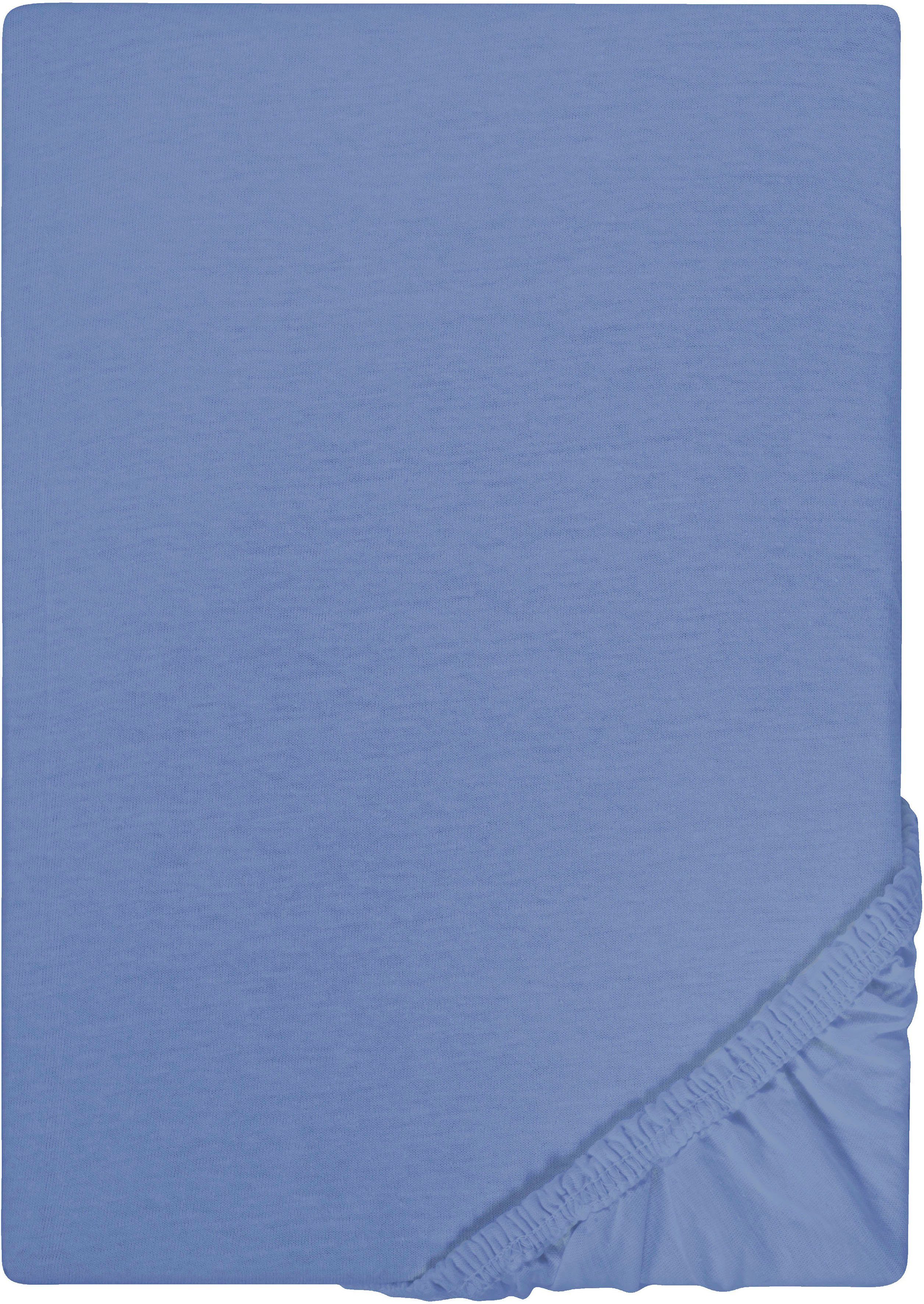 Biberna Spannbettlaken Spannbetttuch Jersey, Jersey, Gummizug: günstig online kaufen