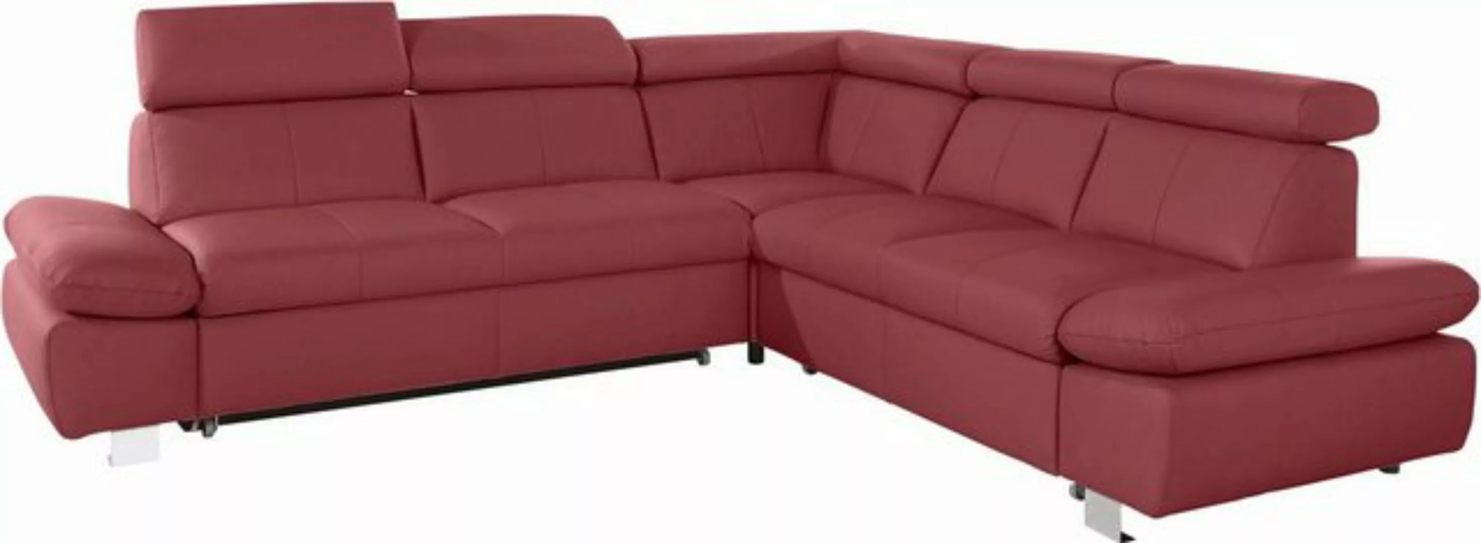 exxpo - sofa fashion Ecksofa Happy, modern und bequem, L-Form, inkl. Kopfte günstig online kaufen