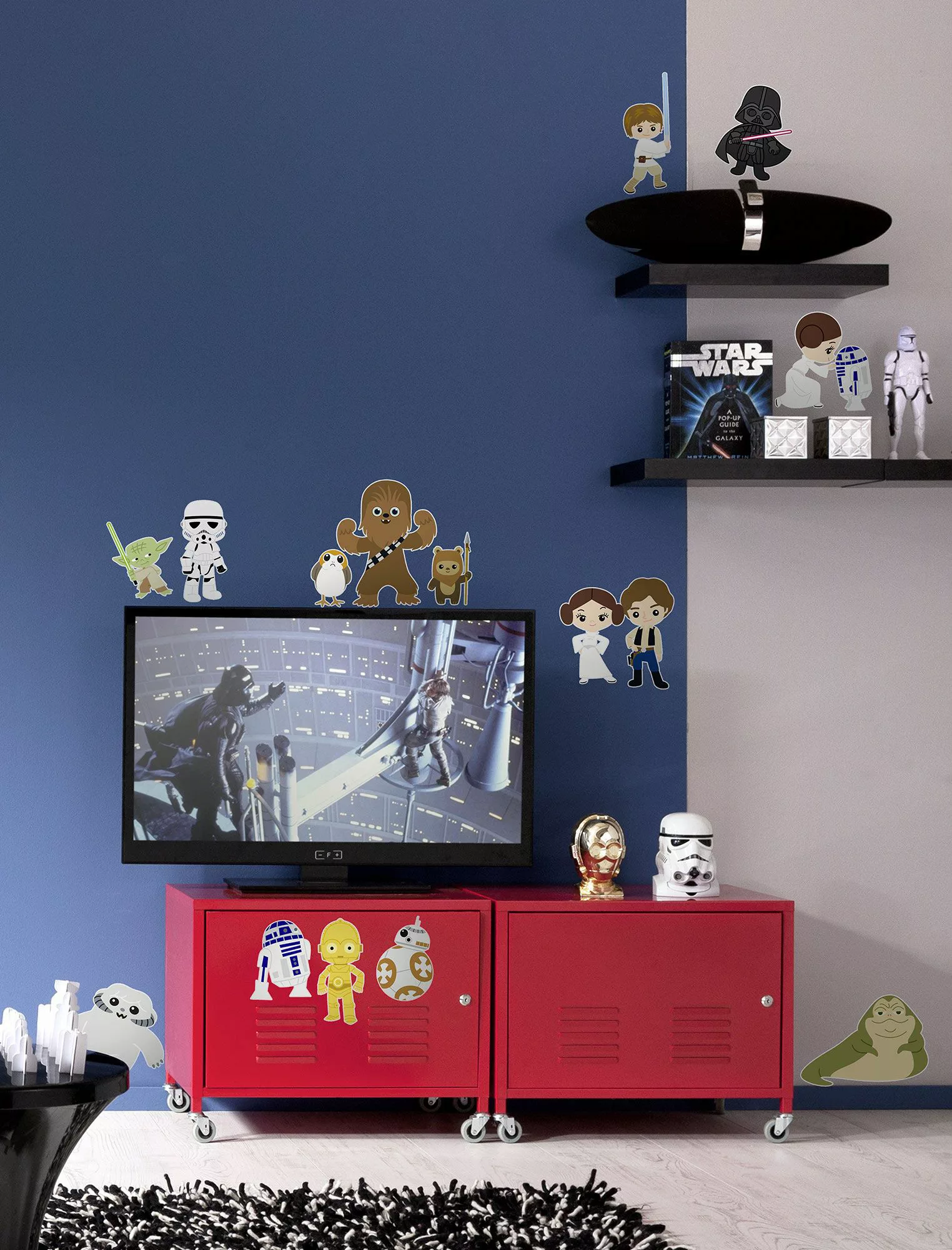 Komar Wandtattoo Star Wars Little Heroes Star Wars Star Wars Little Heroes günstig online kaufen