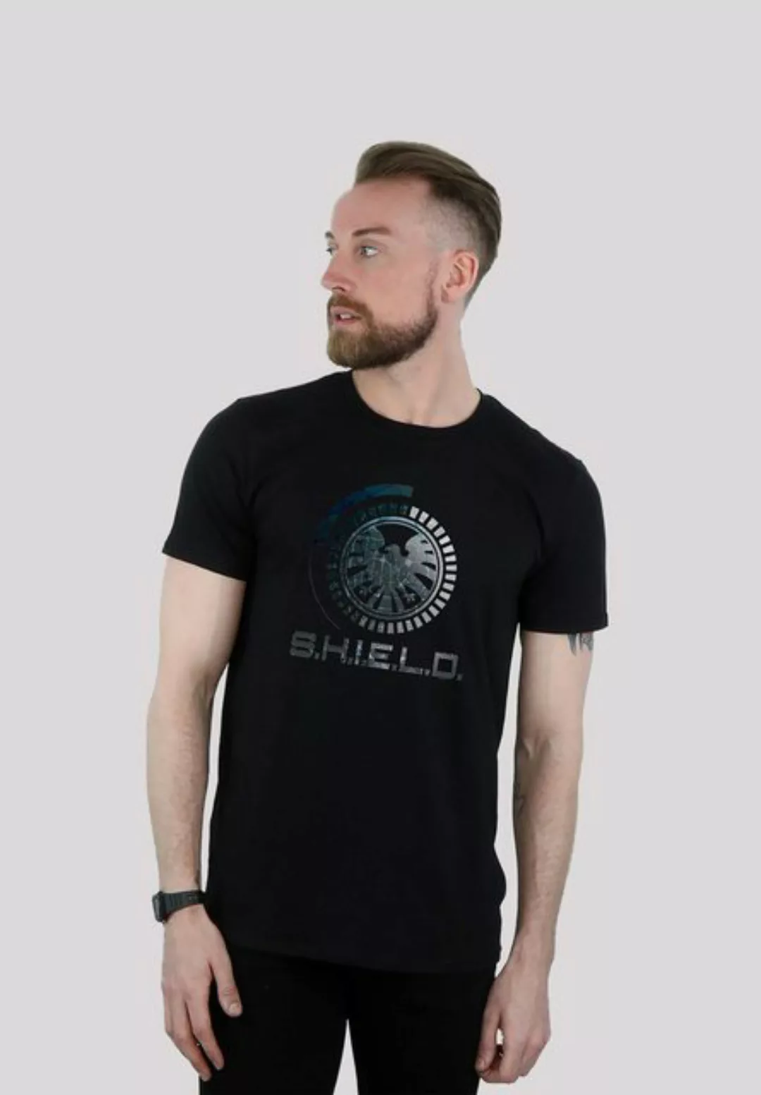 F4NT4STIC T-Shirt Marvel Avengers Shield Circuits Print günstig online kaufen