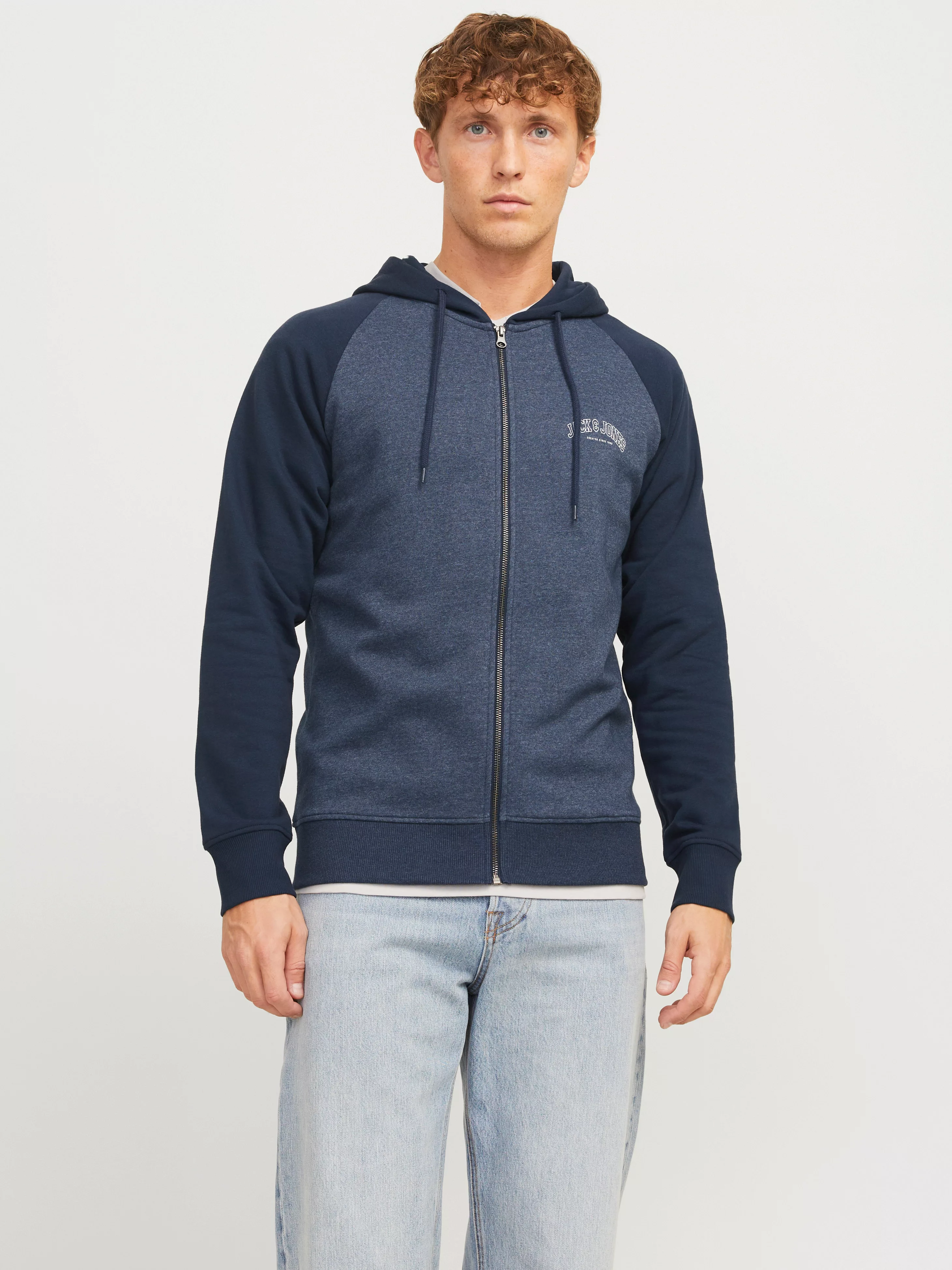 Jack & Jones Kapuzensweatjacke "JJRICKY SWEAT ZIP HOOD" günstig online kaufen