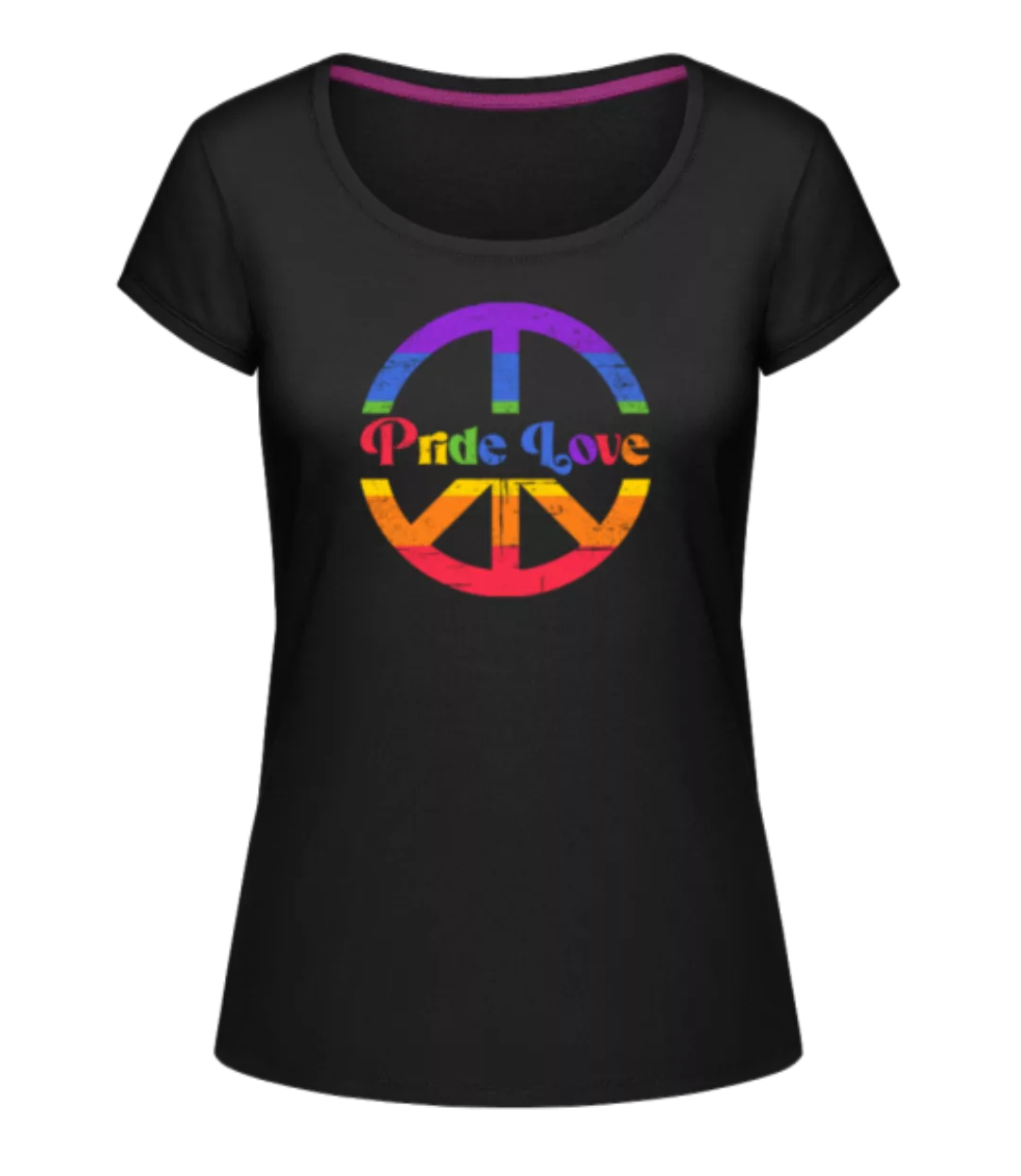 Pride Love · Frauen T-Shirt U-Ausschnitt günstig online kaufen