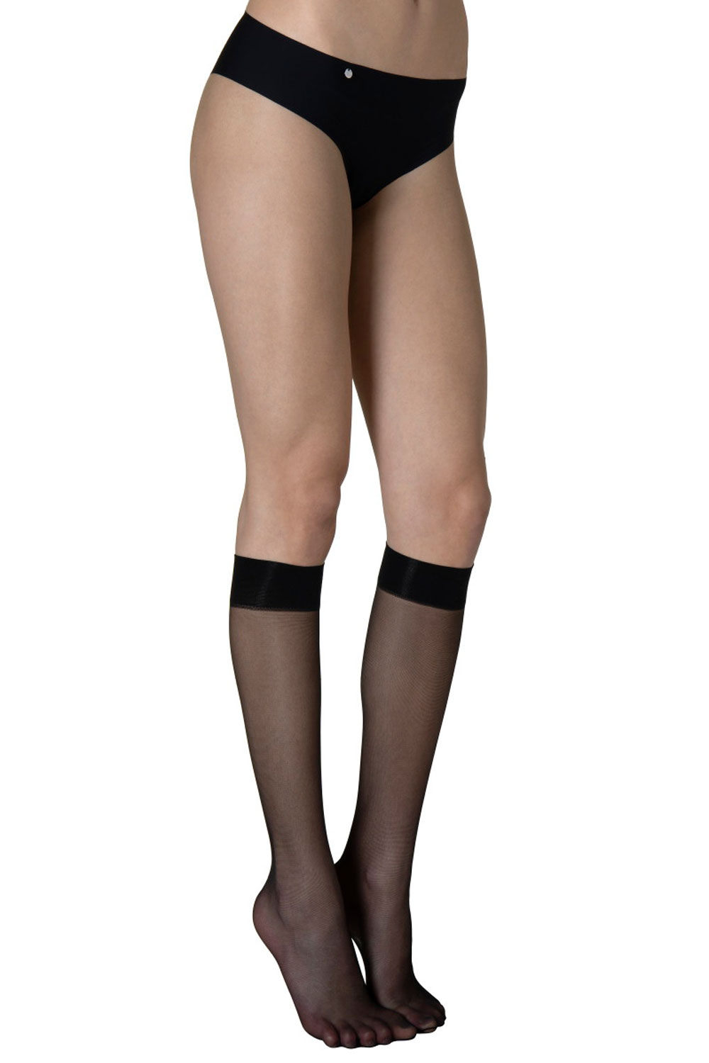 Lisca Pretty 15 Kniestrümpfe, 2er-Pack Socks and tights one size schwarz günstig online kaufen
