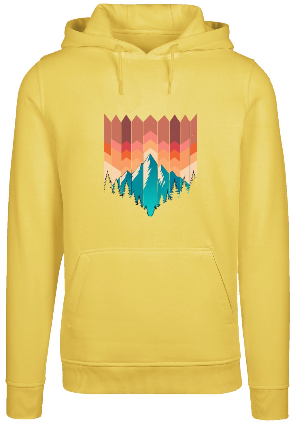 F4NT4STIC Kapuzenpullover "Berg Sonnenuntergang Geometrisch", Premium Quali günstig online kaufen