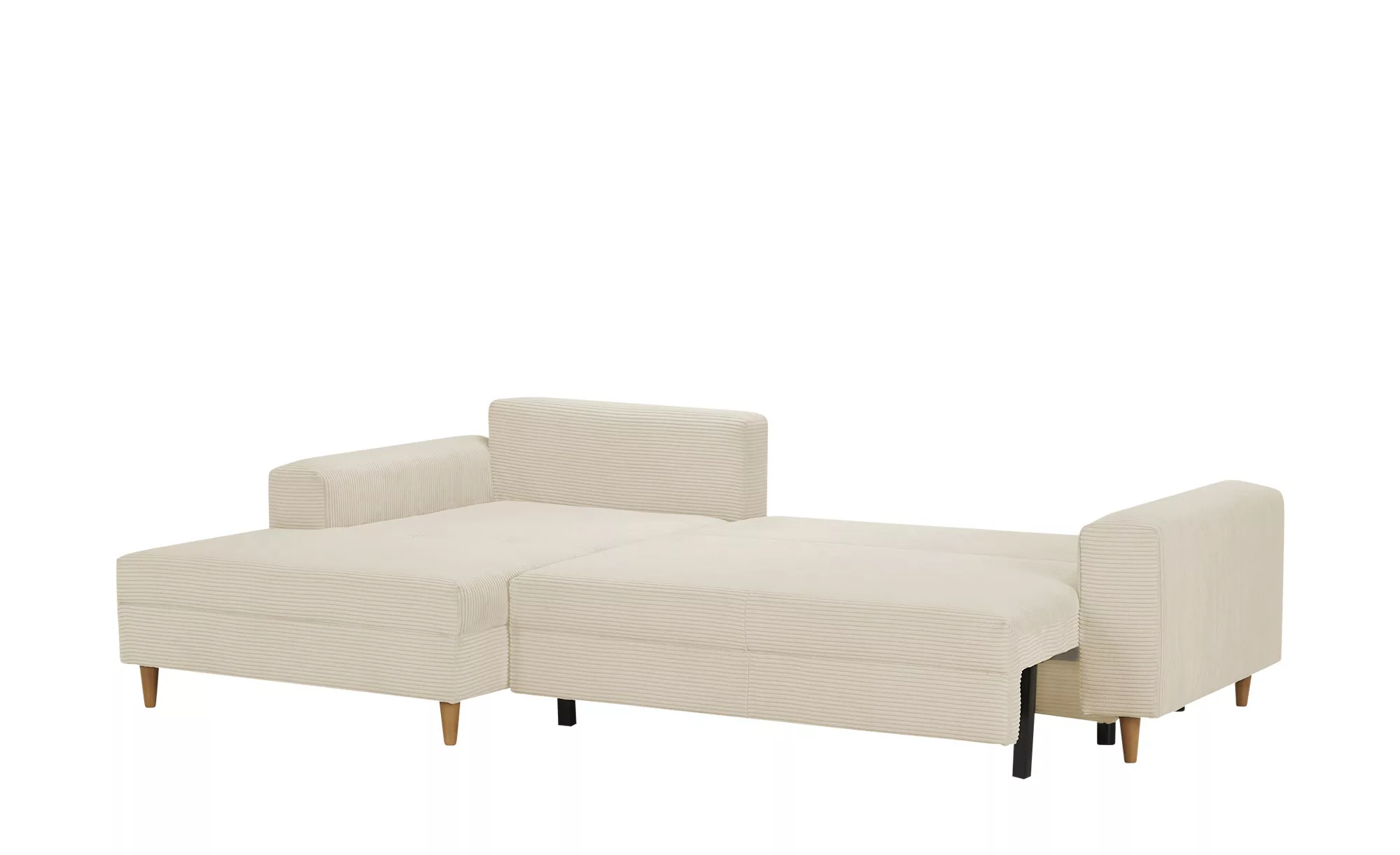 Ecksofa mit Schlaffunktion  Benedita ¦ beige ¦ Maße (cm): B: 275 H: 91 T: 1 günstig online kaufen