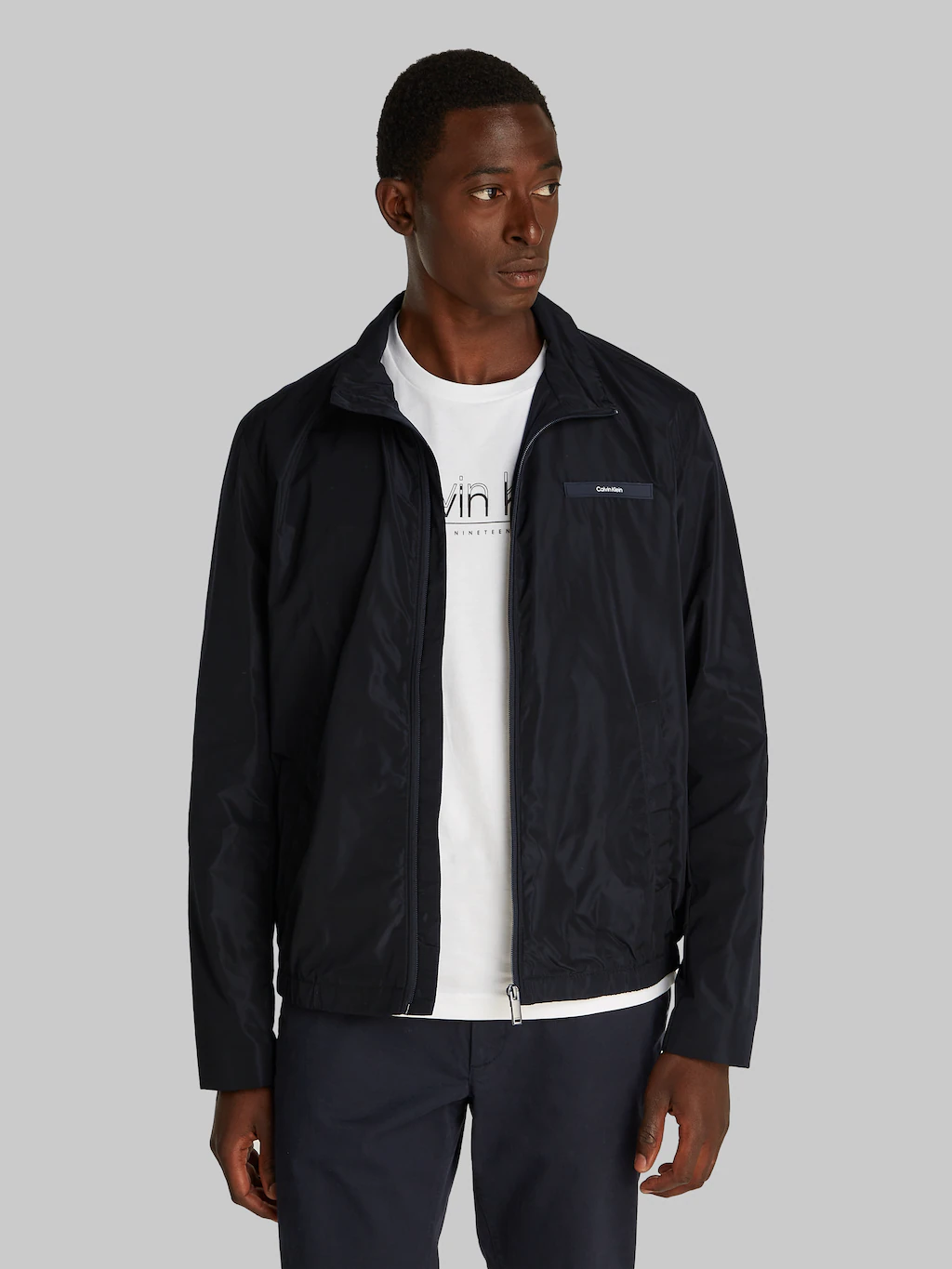 Calvin Klein Blouson "ESSENTIAL NYLON BLOUSON", mit Logo-Patch günstig online kaufen