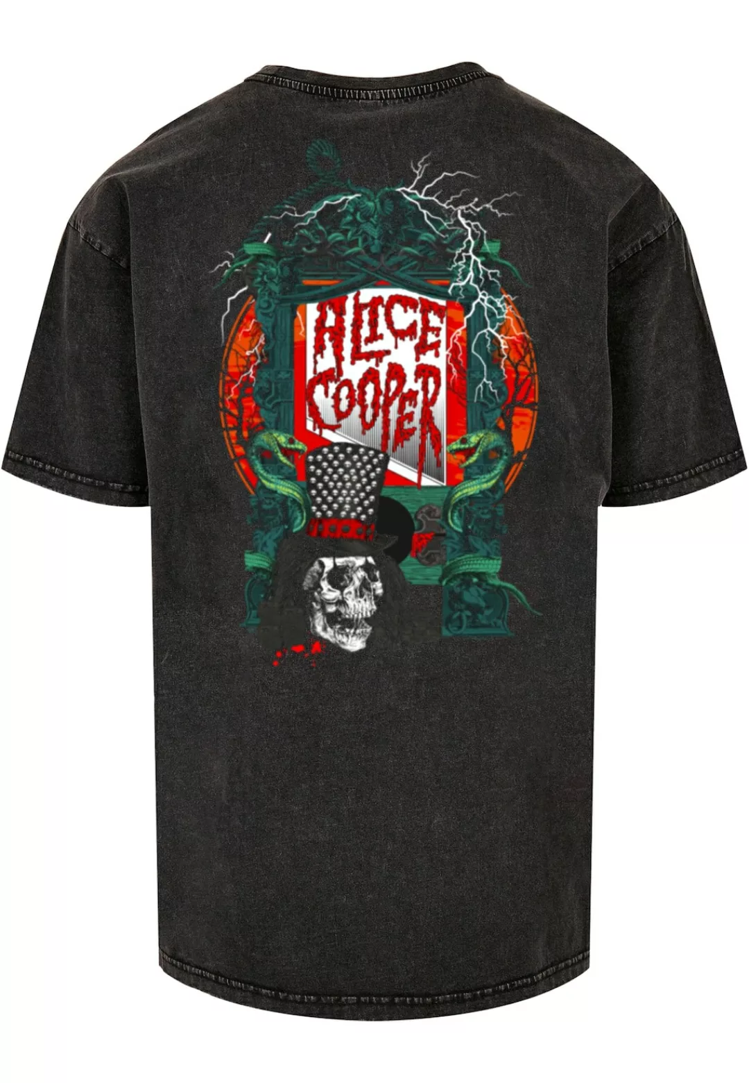 Merchcode T-Shirt "Merchcode Herren Alice Cooper - Guillotine Washed Oversi günstig online kaufen