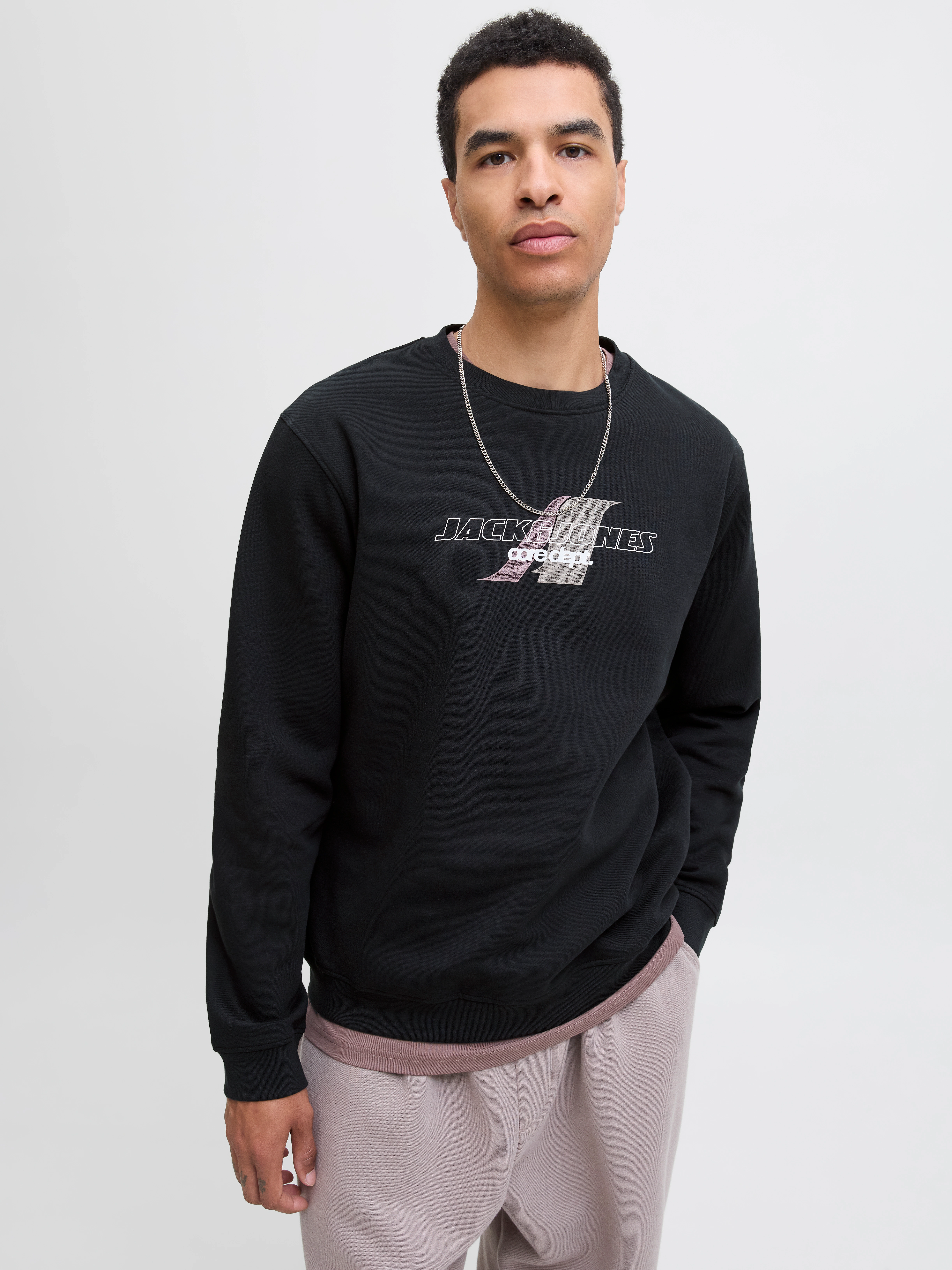 Jack & Jones Sweatshirt "JCOTIER PRINT SWEAT CREW NECK" günstig online kaufen
