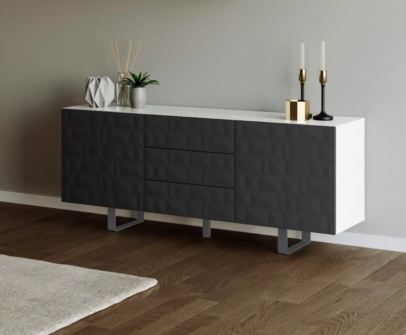 DIVENTA Sideboard, Breite 165 cm günstig online kaufen