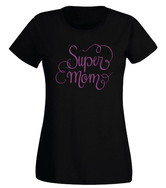 G-graphics T-Shirt Damen T-Shirt - Super Mom Slim-fit, mit Frontprint, mit günstig online kaufen