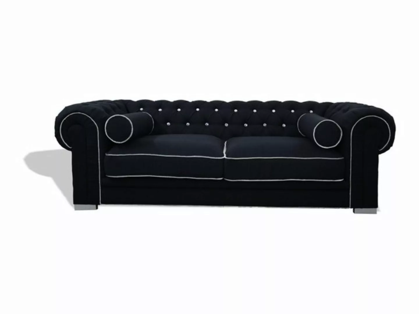 Xlmoebel 3-Sitzer Chesterfield Sofa 3-Sitzer Polster Designer Couch Garnitu günstig online kaufen