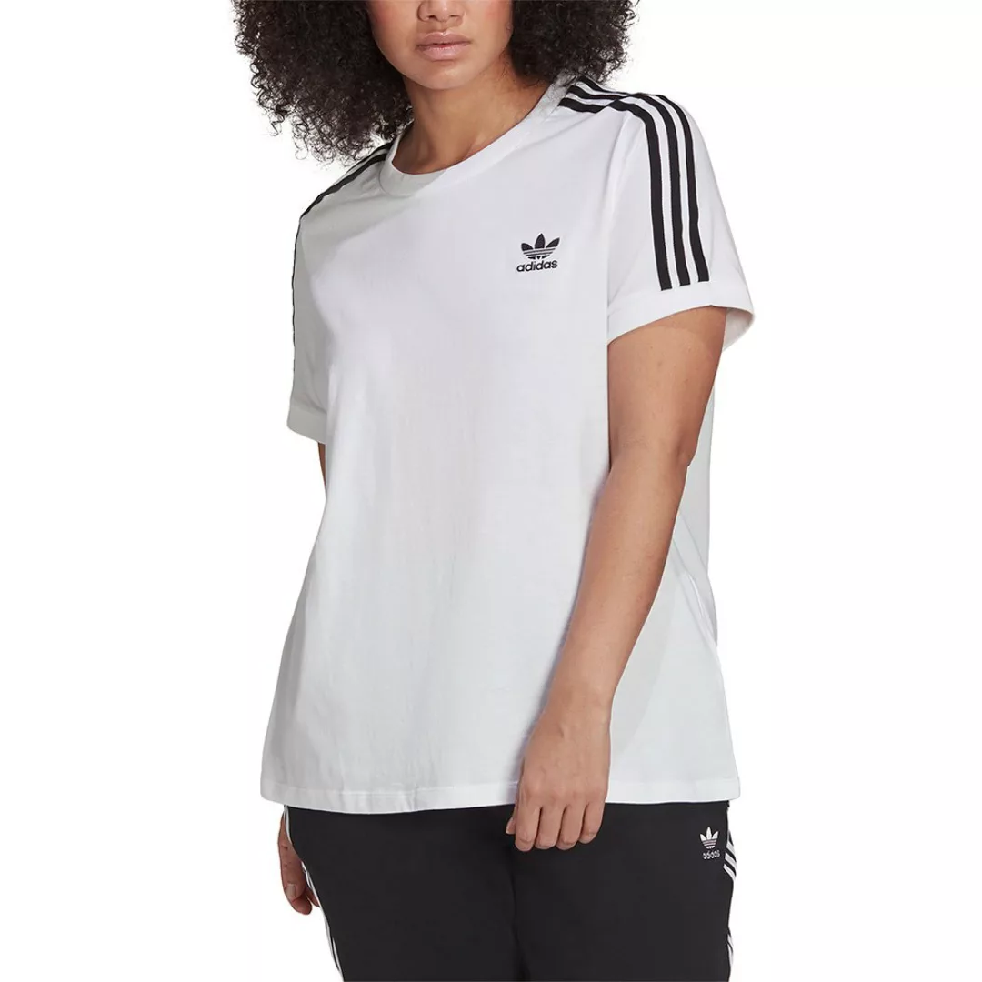 Adidas Originals 3 Stripes Big Kurzarm T-shirt 3X White günstig online kaufen