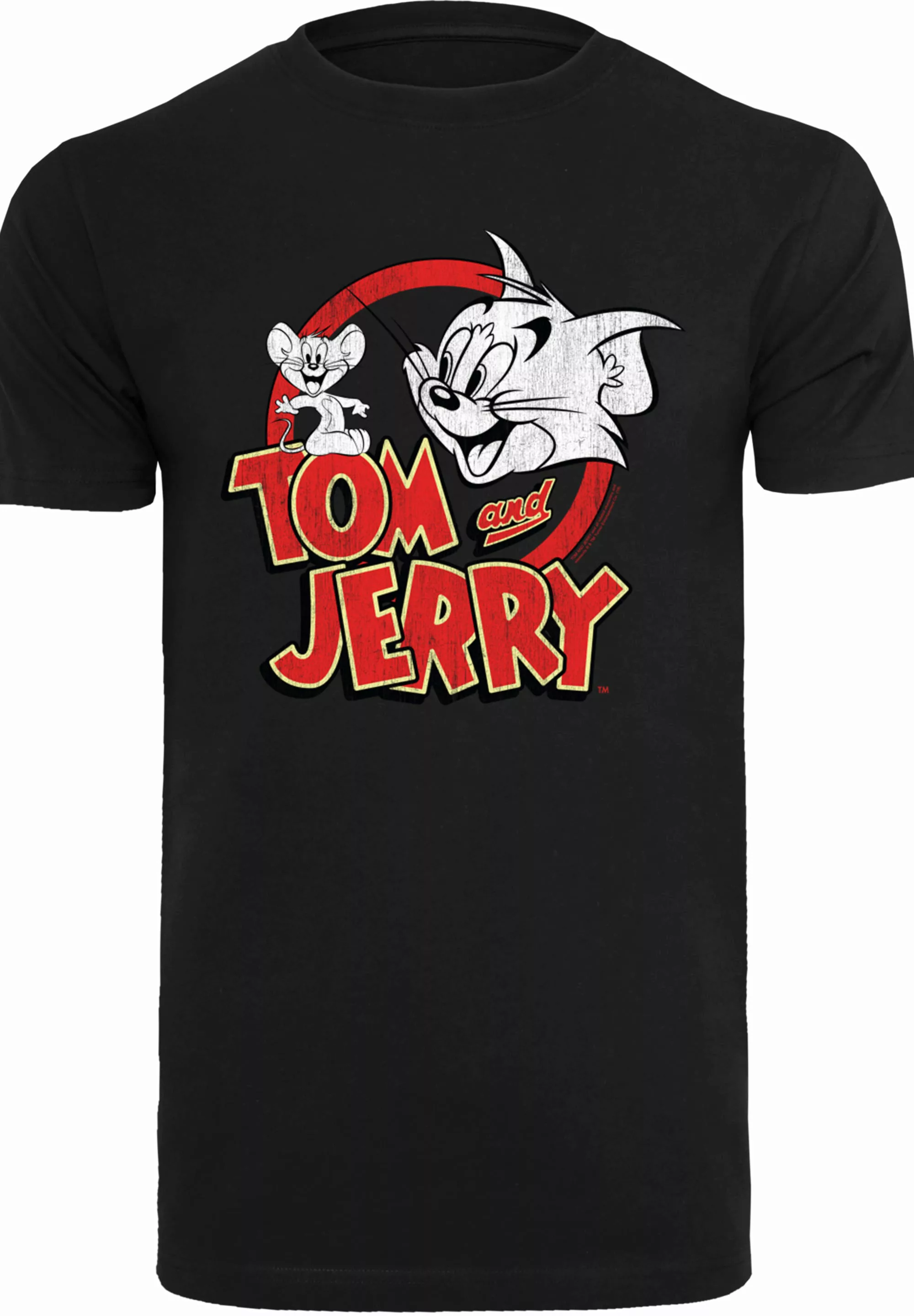 F4NT4STIC T-Shirt "Tom und Jerry Distressed Logo", Herren,Premium Merch,Reg günstig online kaufen