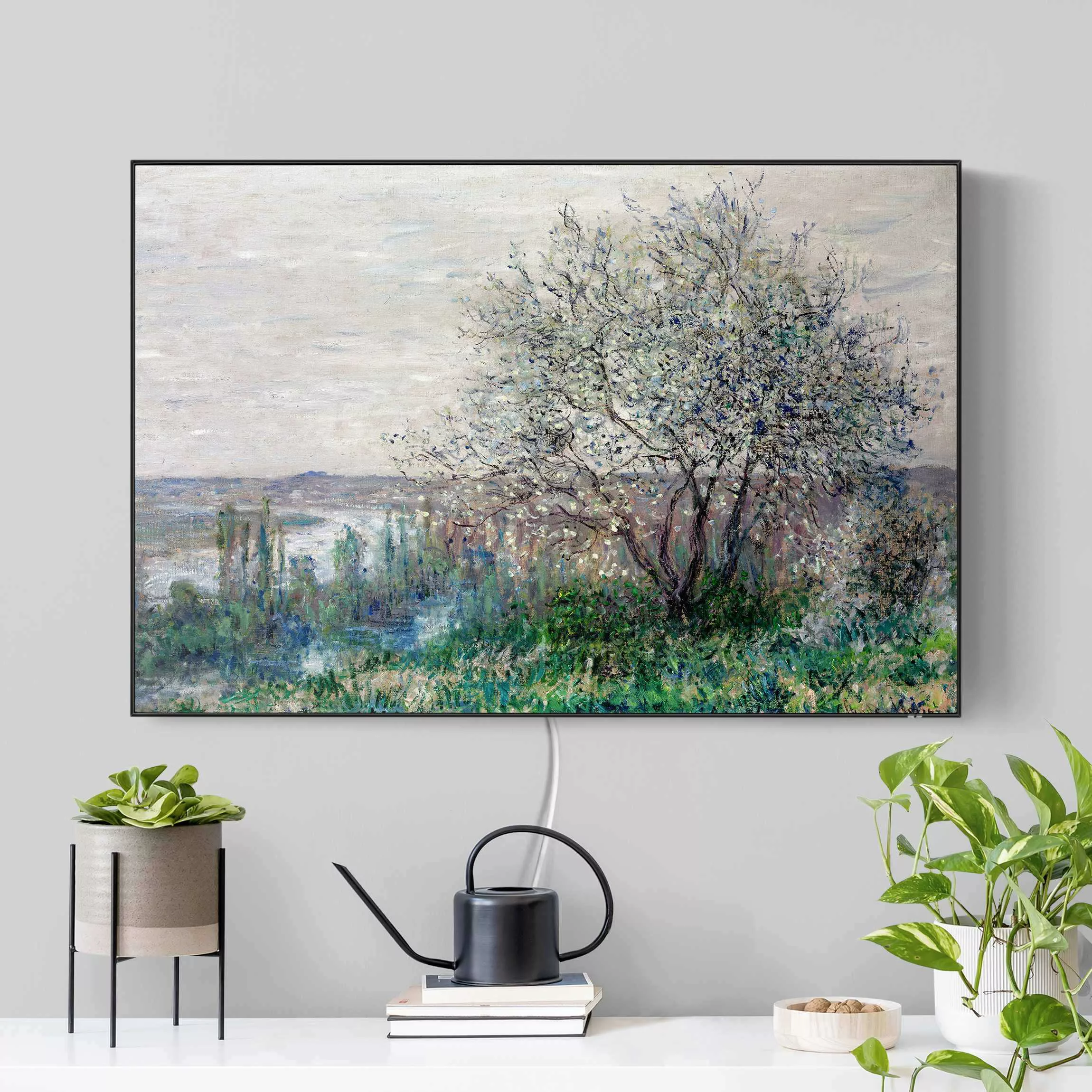 LED-Wechselbild Claude Monet - Frühlingsstimmung günstig online kaufen