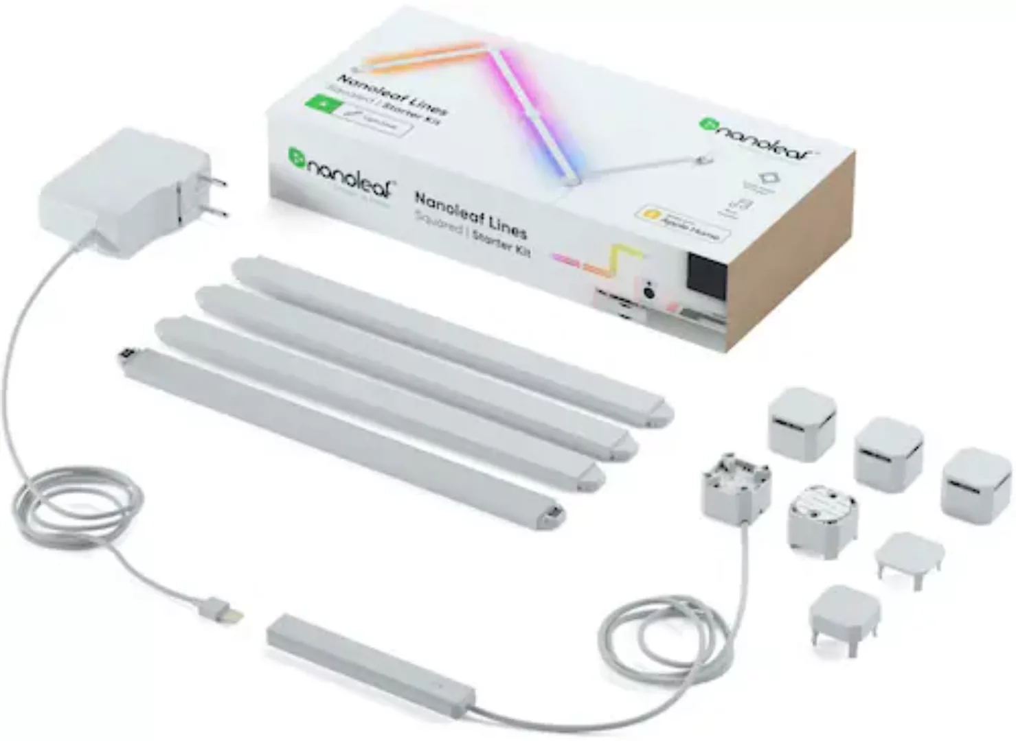 nanoleaf LED Lichtleiste »Lines«, Smarte Technologie und elegante Beleuchtu günstig online kaufen